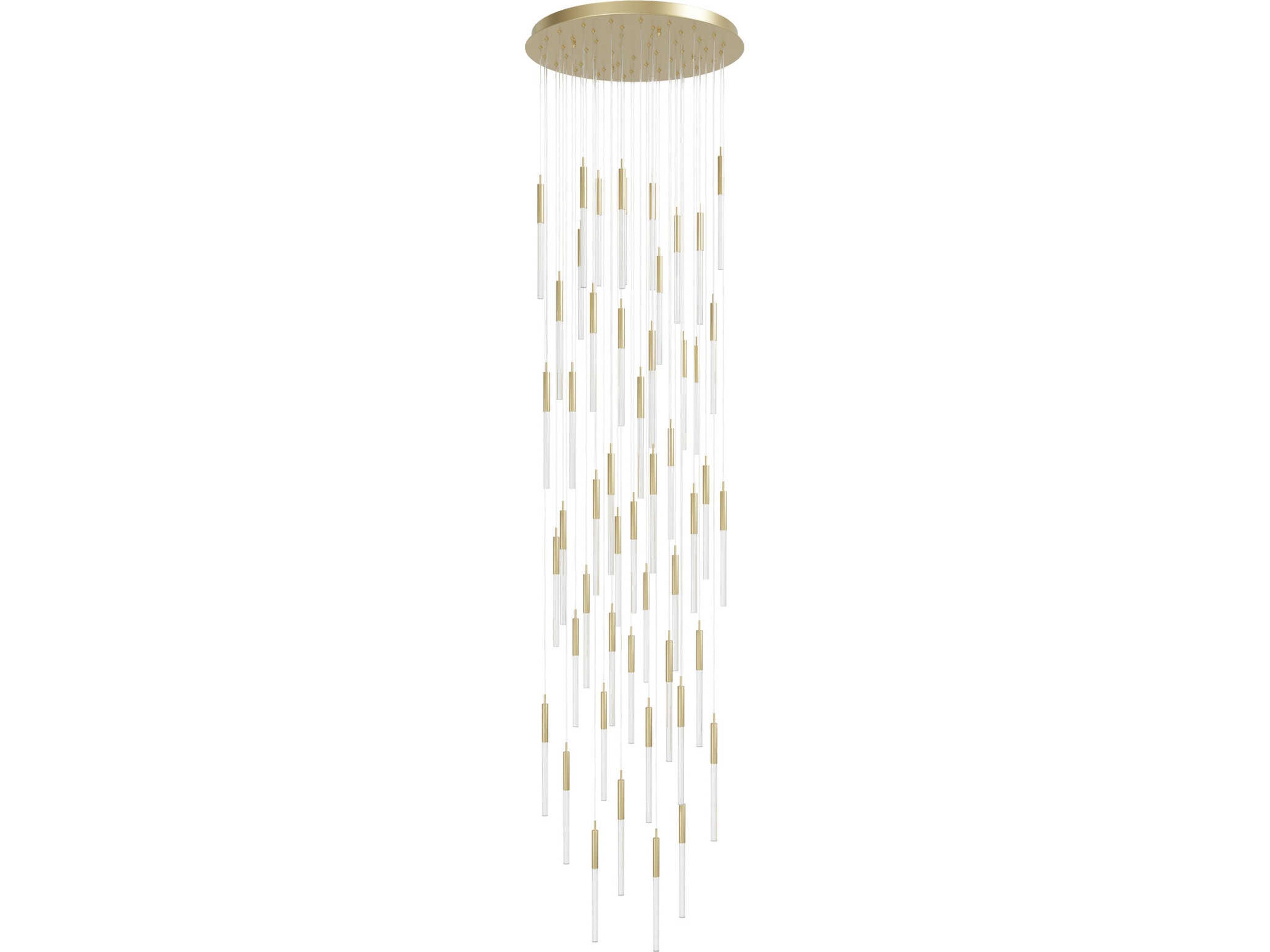 Main Street 51-Light LED Pendant in Brushed Brass