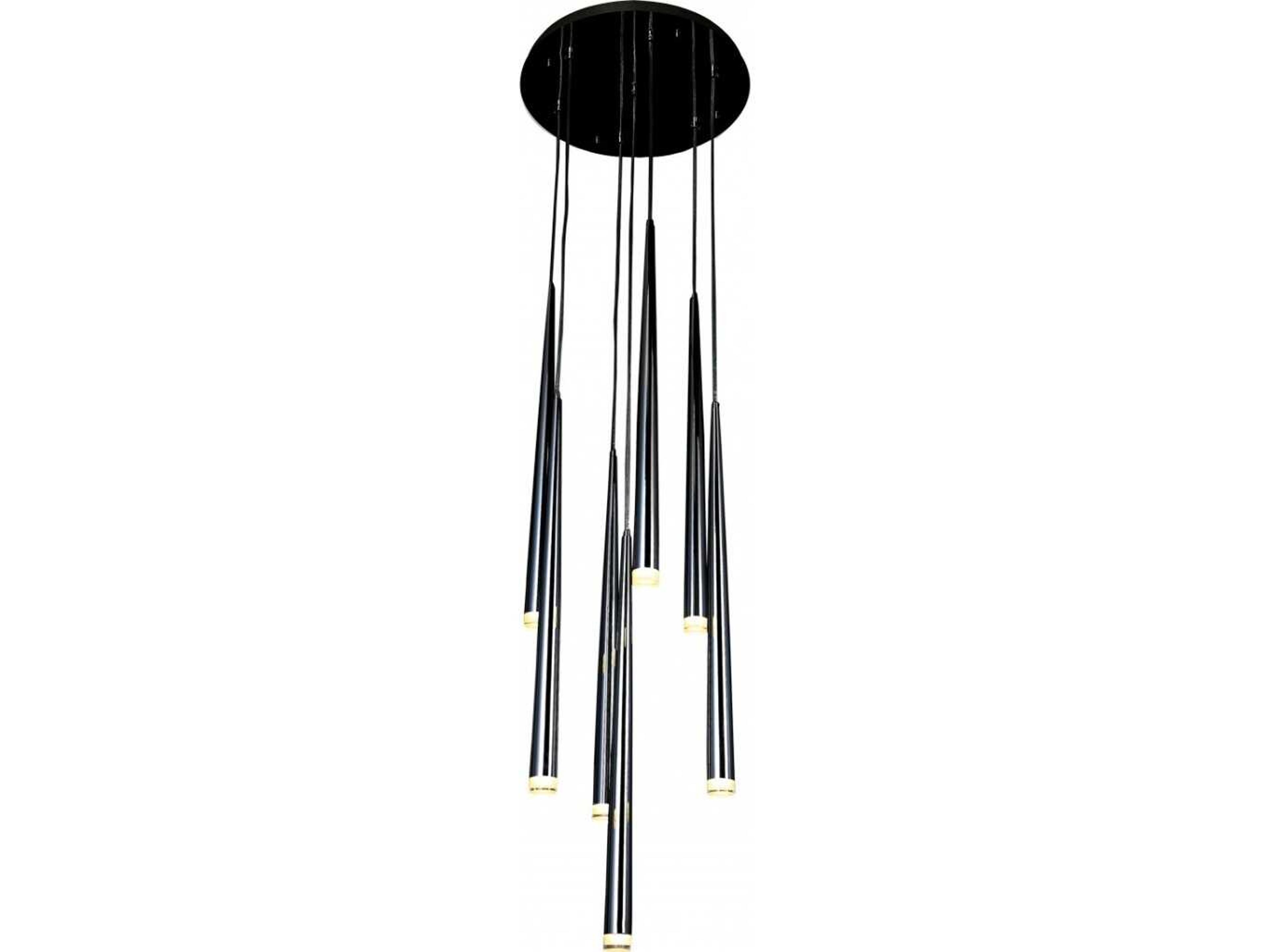 Highland Ave Multi Light Pendant in Black