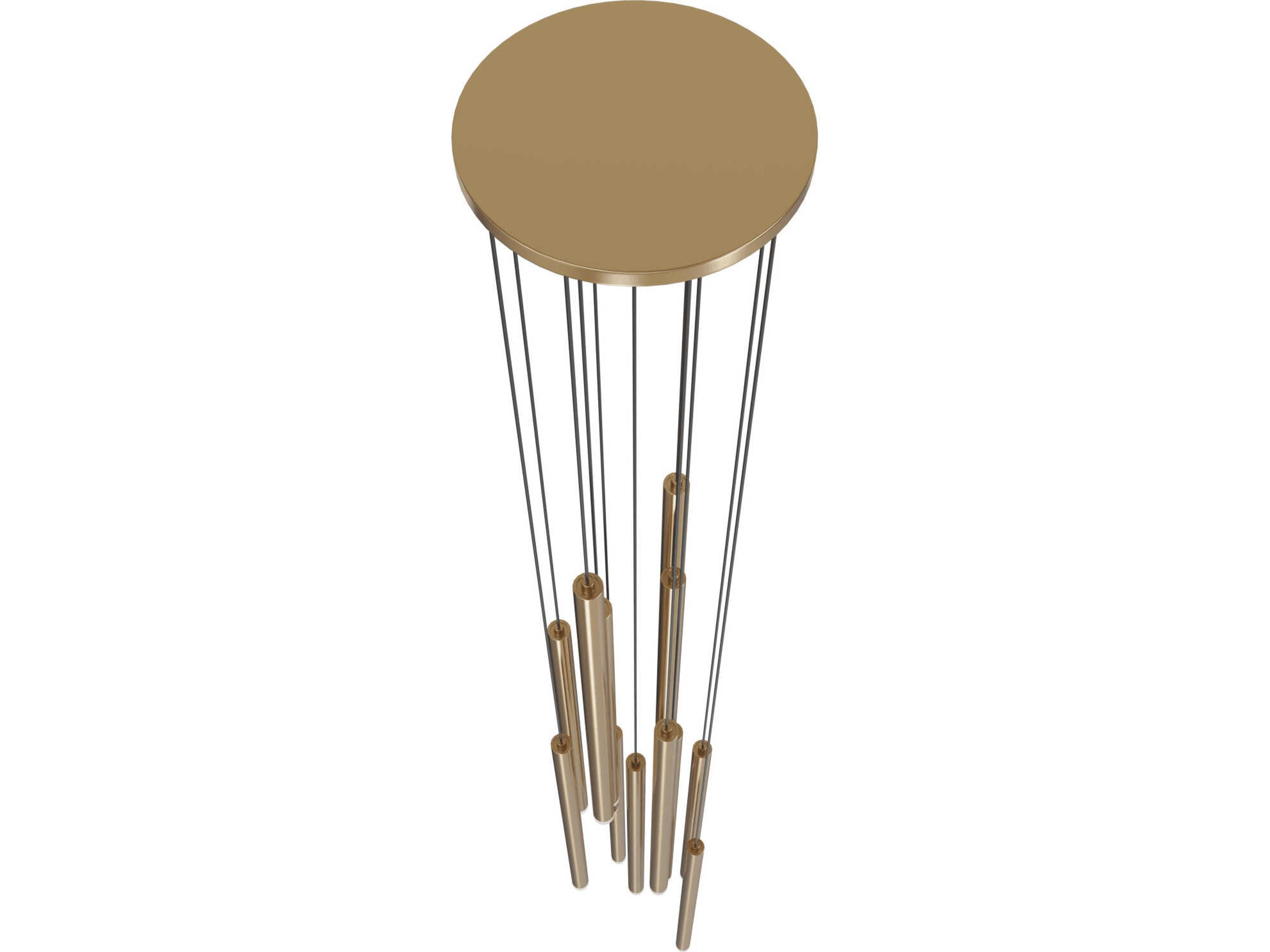 Avenue Lighting Filmore Ave 13-Light Aged Brass Linear Pendant