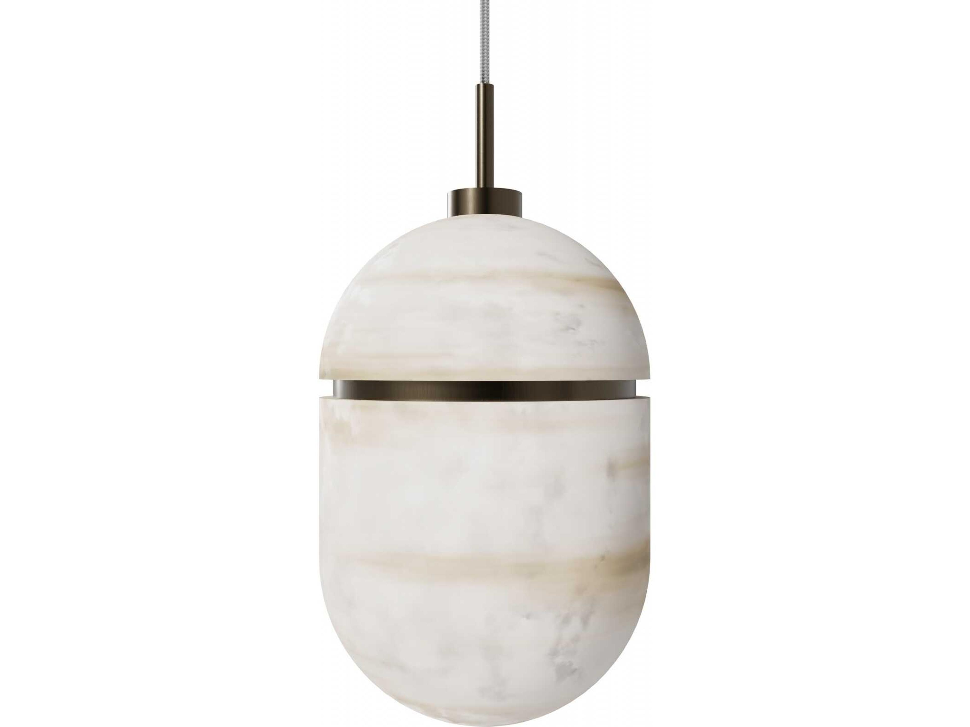 Avenue Lighting Sedona 1-Light Aged Brass Mini Pendant