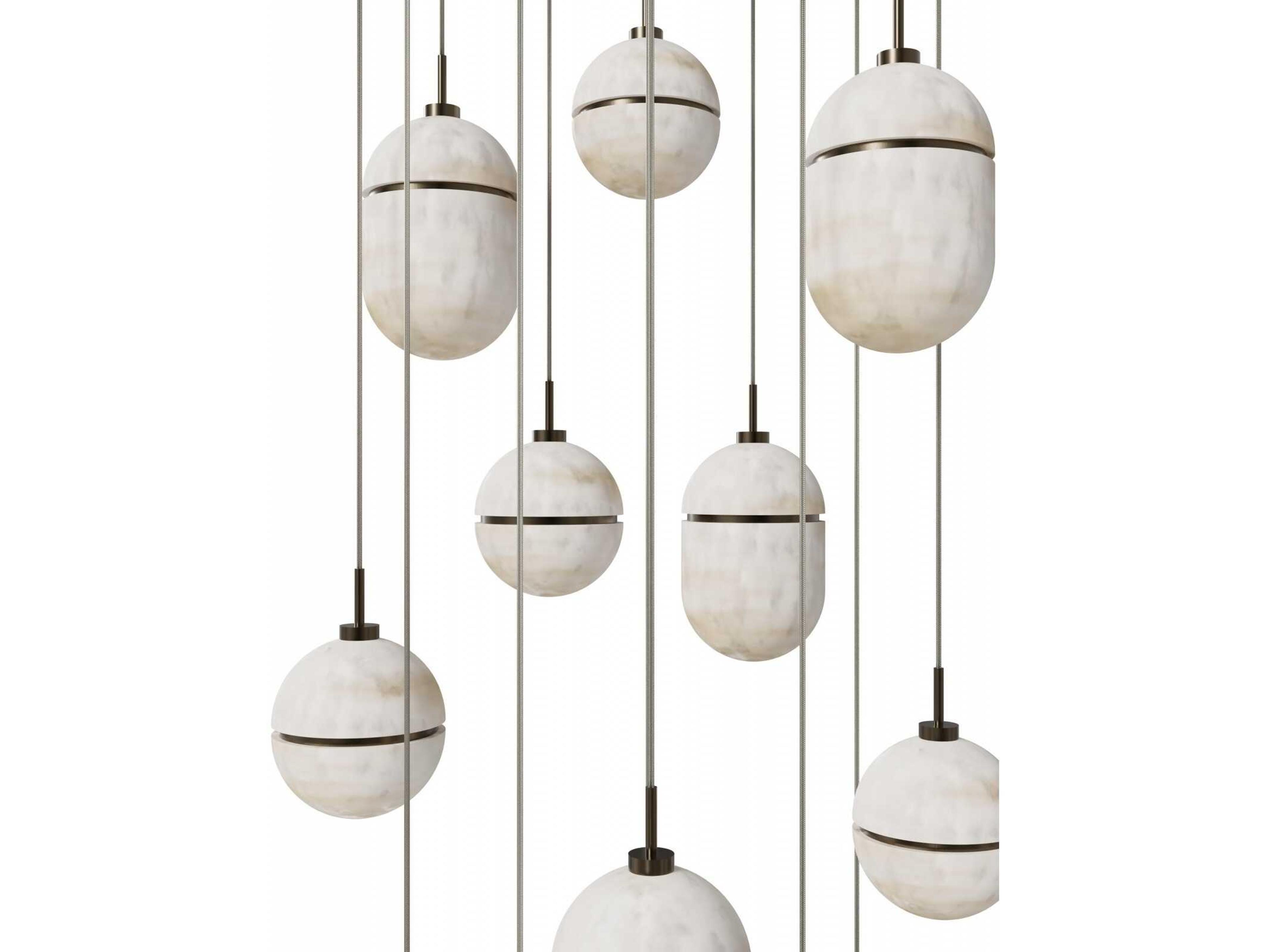 Avenue Lighting Sedona 13-Light Aged Brass Pendant