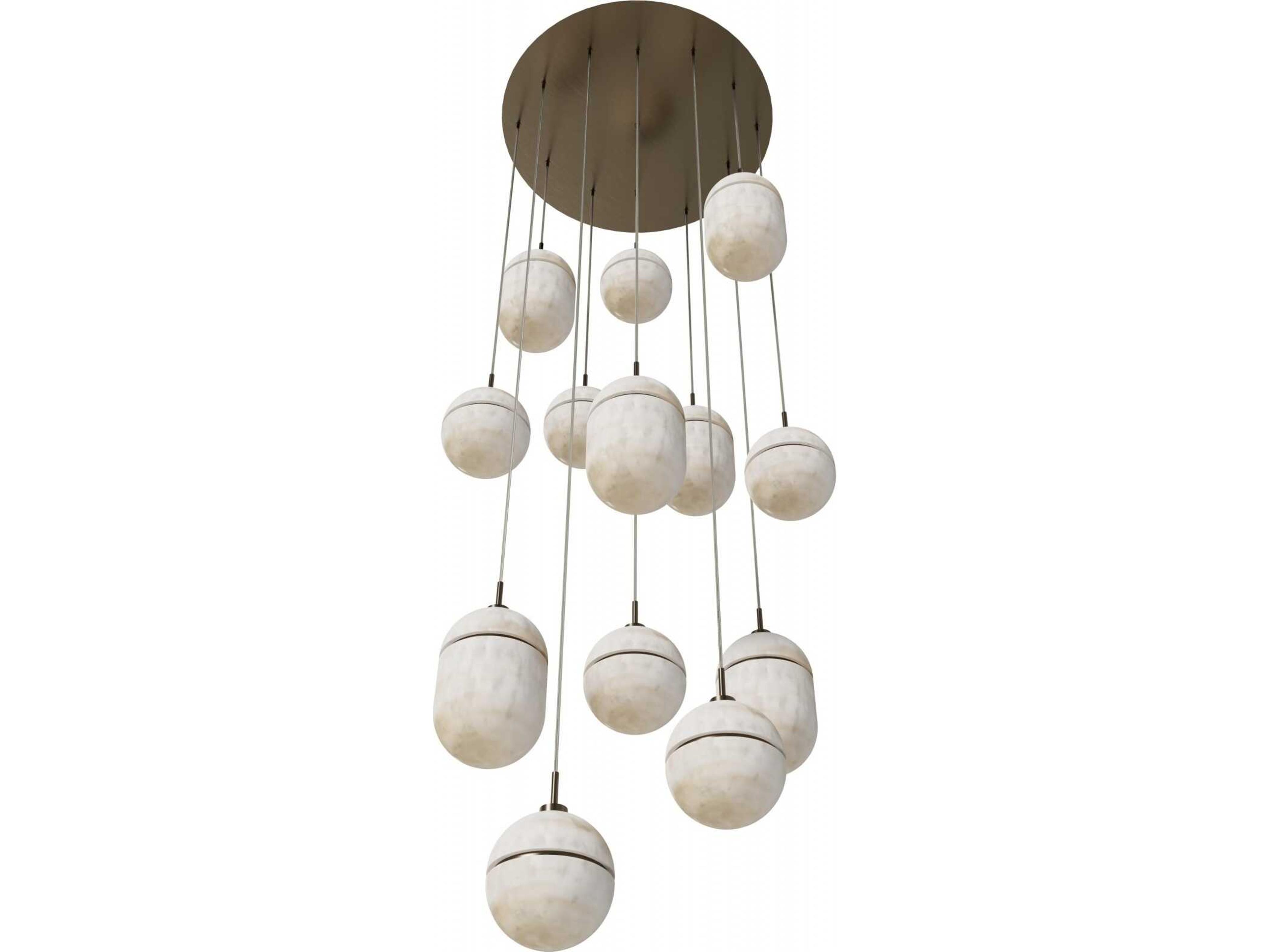 Avenue Lighting Sedona 13-Light Aged Brass Pendant