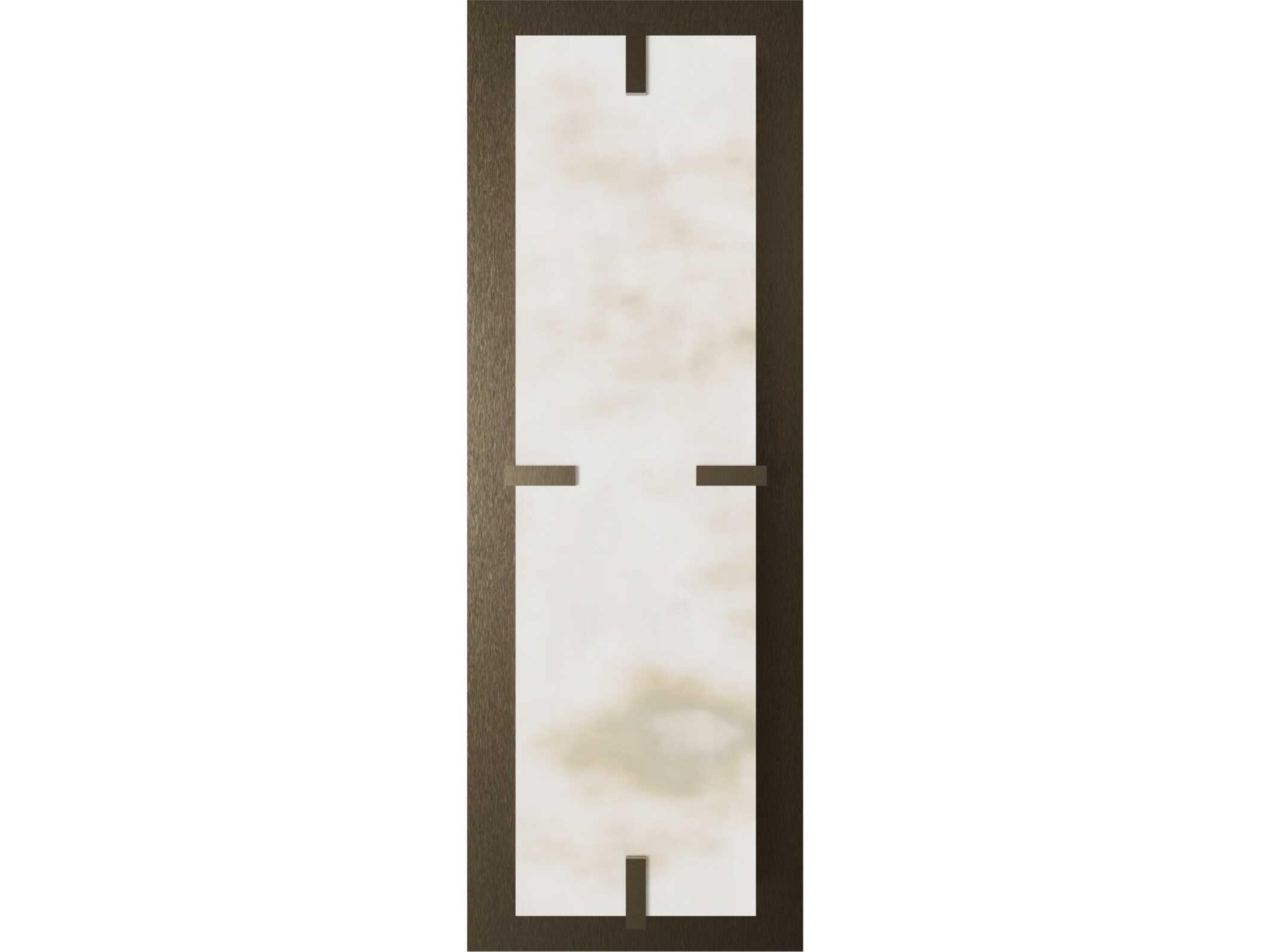 Sedona LED Wall Sconce Alabaster and Aged Brass