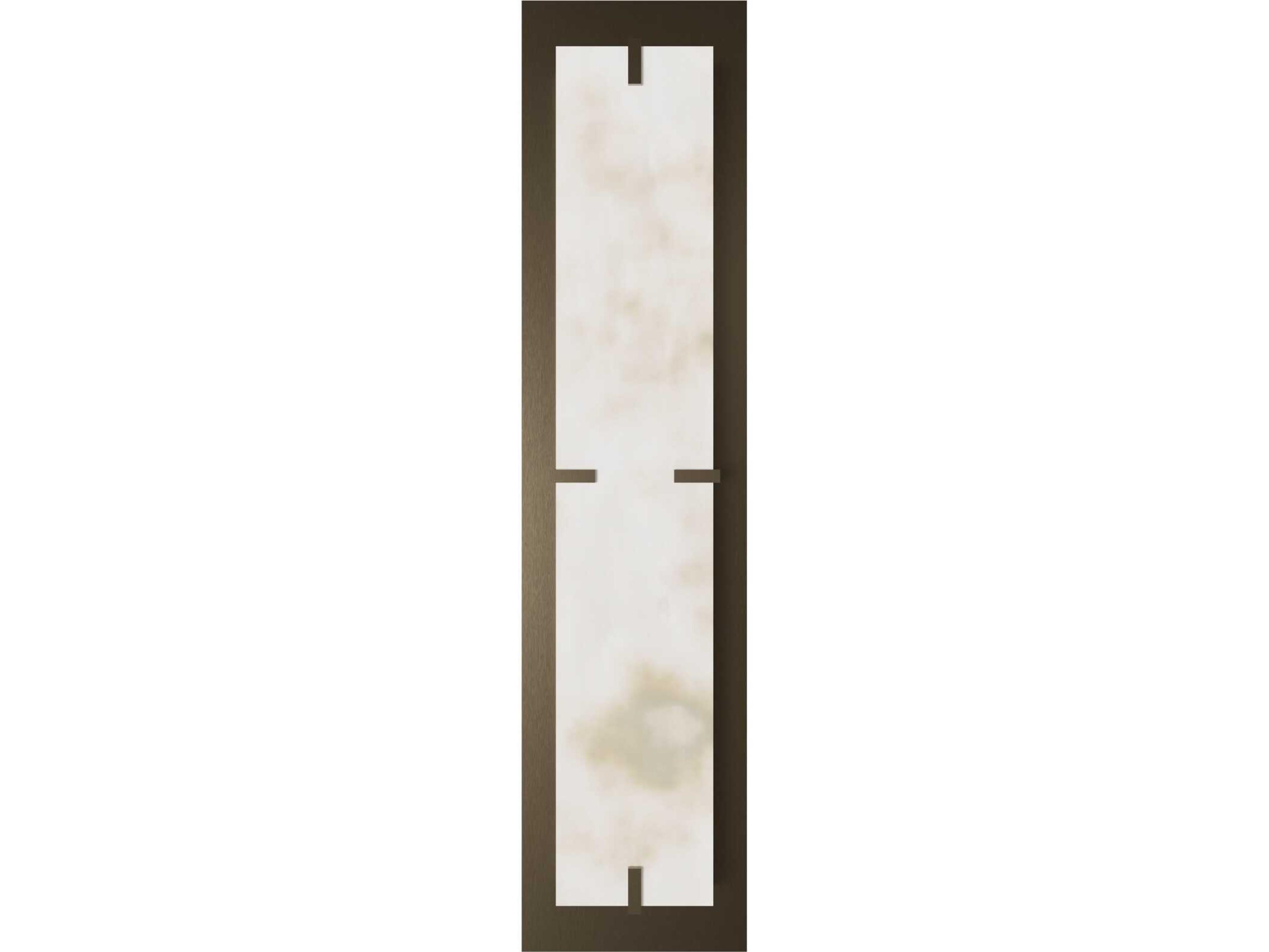 Sedona Wall Sconce in Aged Brass and Alabaster