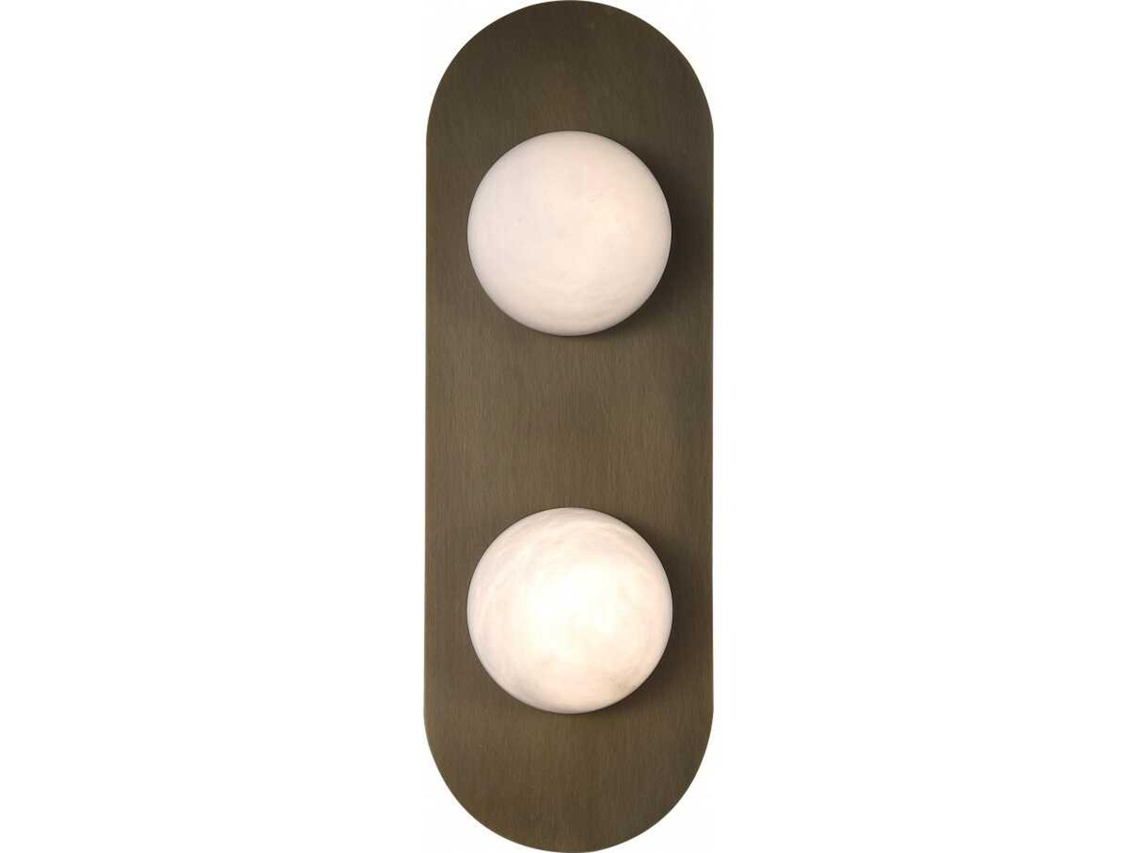 Avenue Lighting Sedona 2-Light Aged Brass Wall Sconce