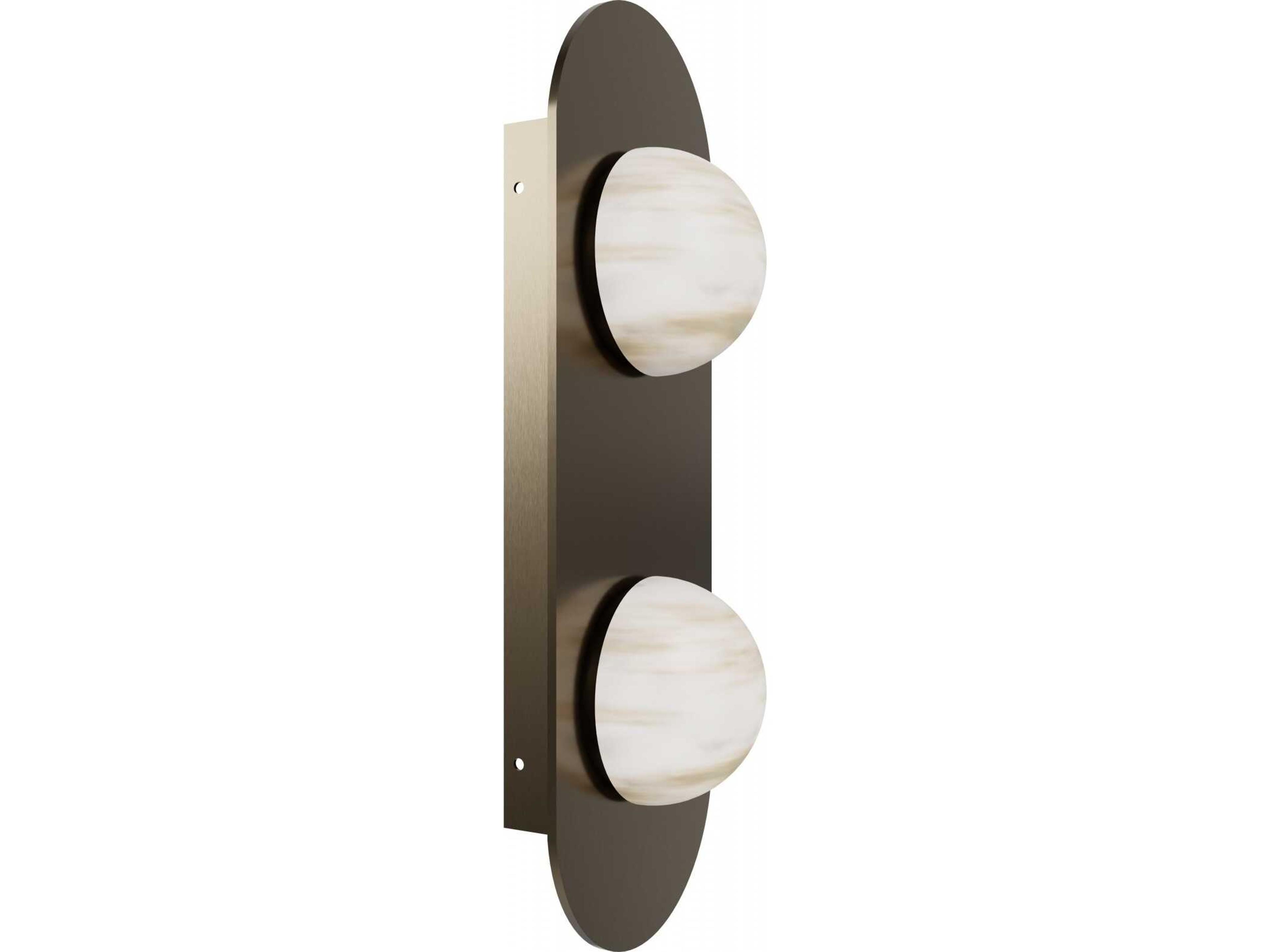 Avenue Lighting Sedona 2-Light Aged Brass Wall Sconce