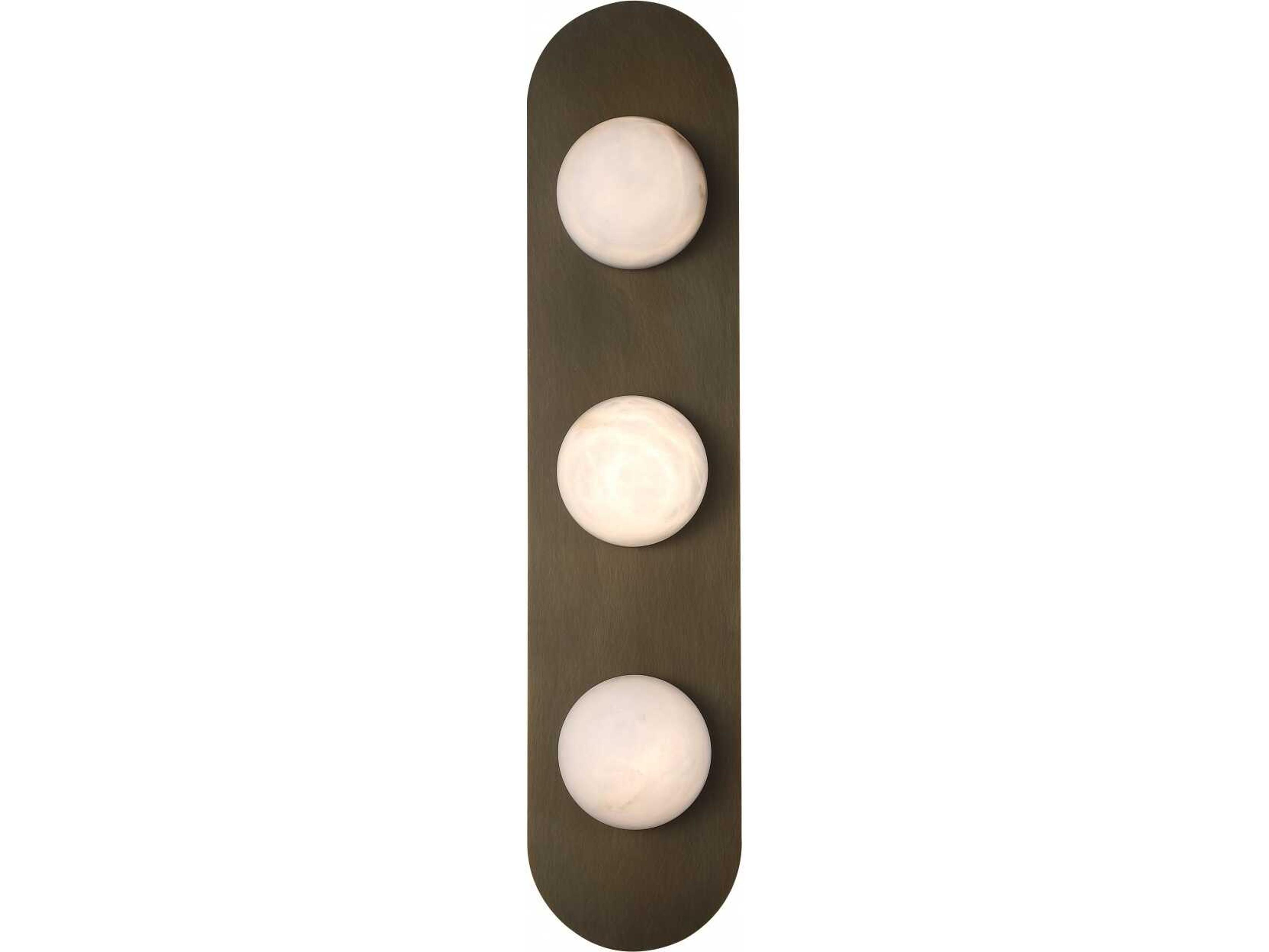 Avenue Lighting Sedona 3-Light Aged Brass Wall Sconce