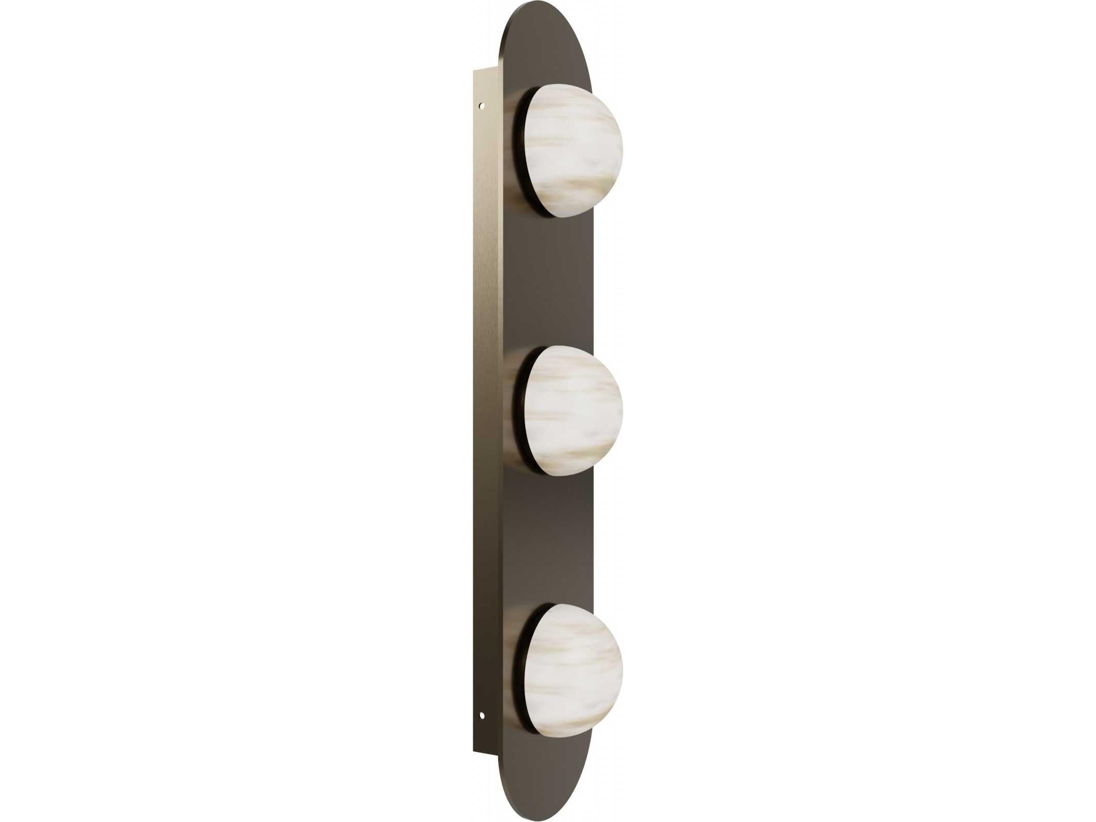 Avenue Lighting Sedona 3-Light Aged Brass Wall Sconce
