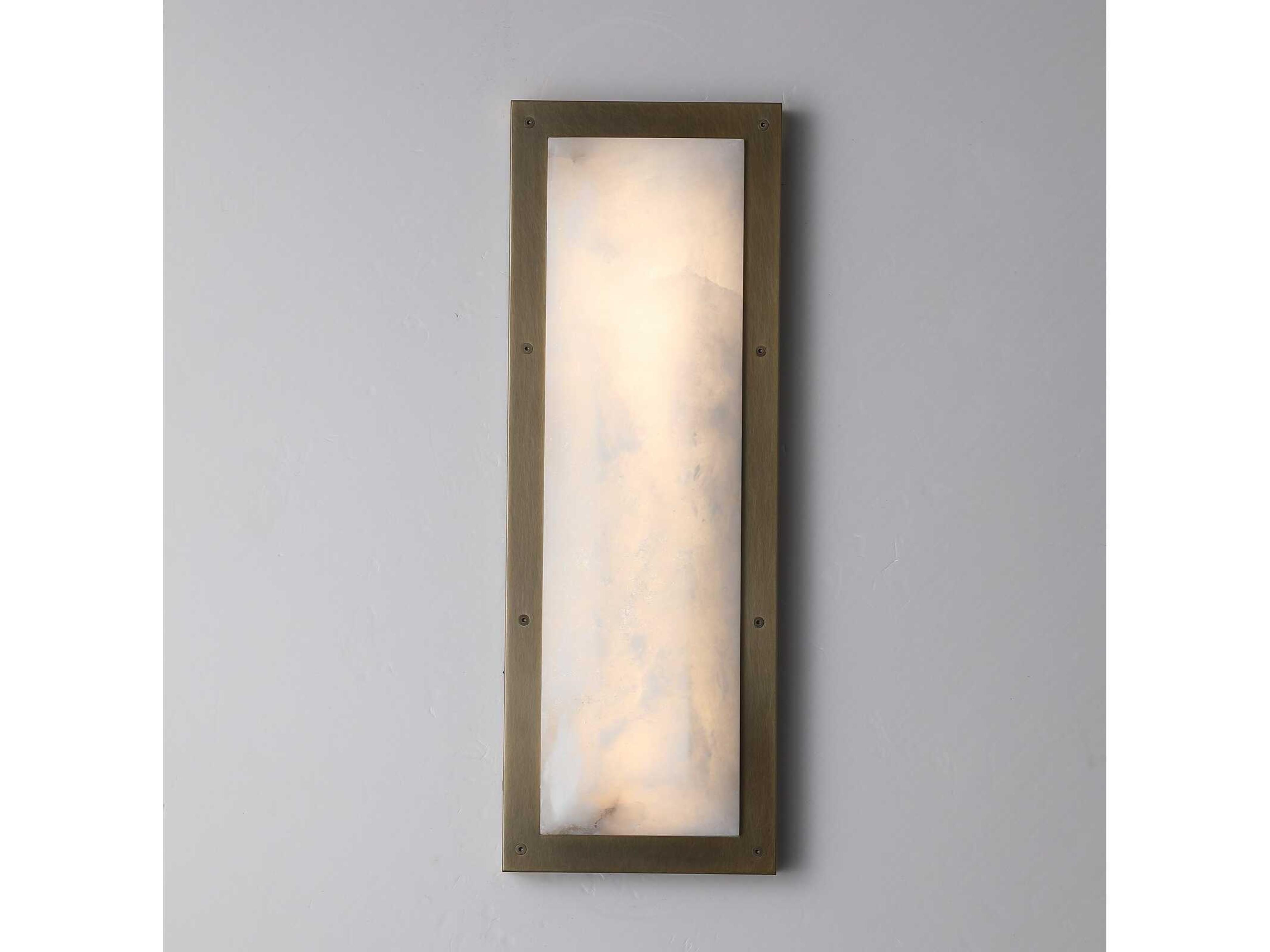 Avenue Lighting Sedona 1-Light Aged Brass Wall Sconce