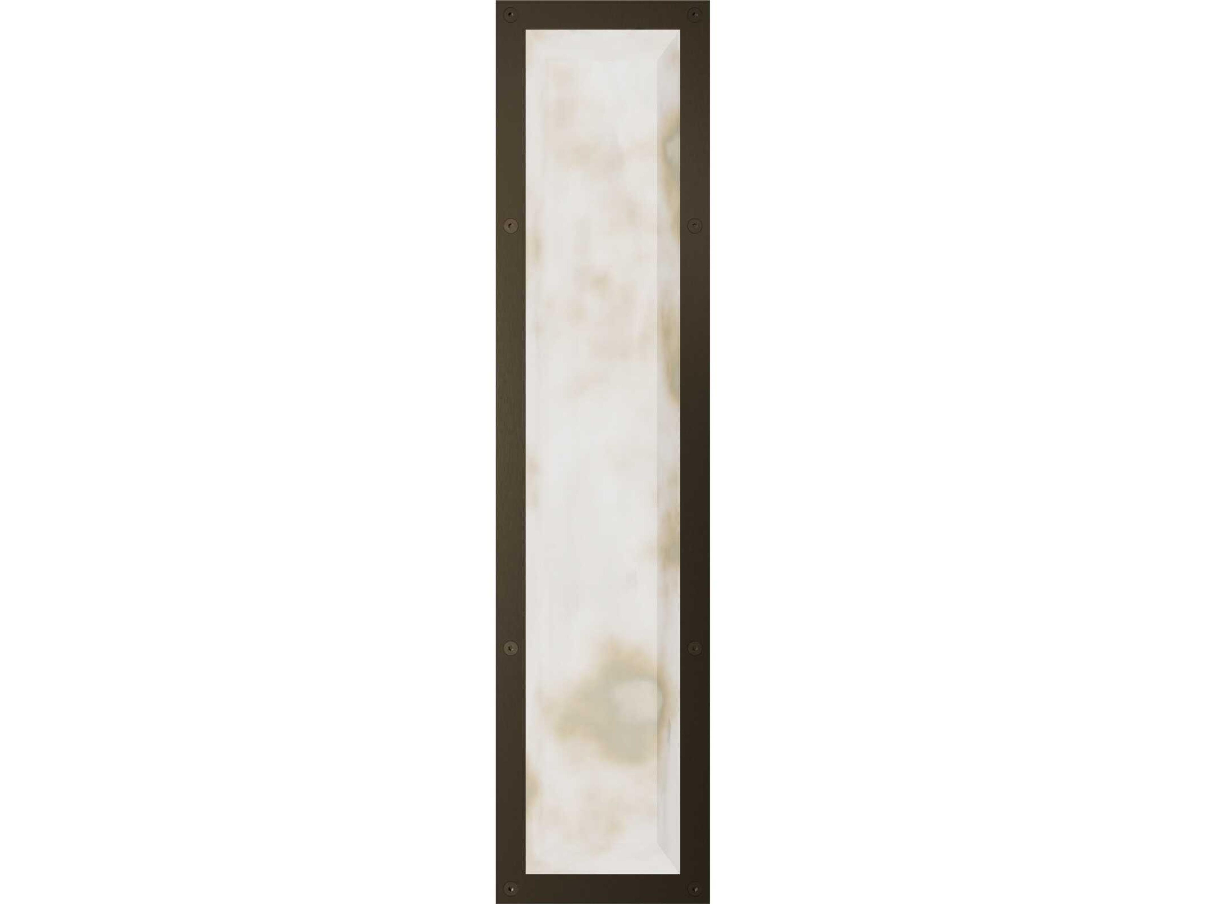 Sedona Wall Sconce in Aged Brass and Alabaster