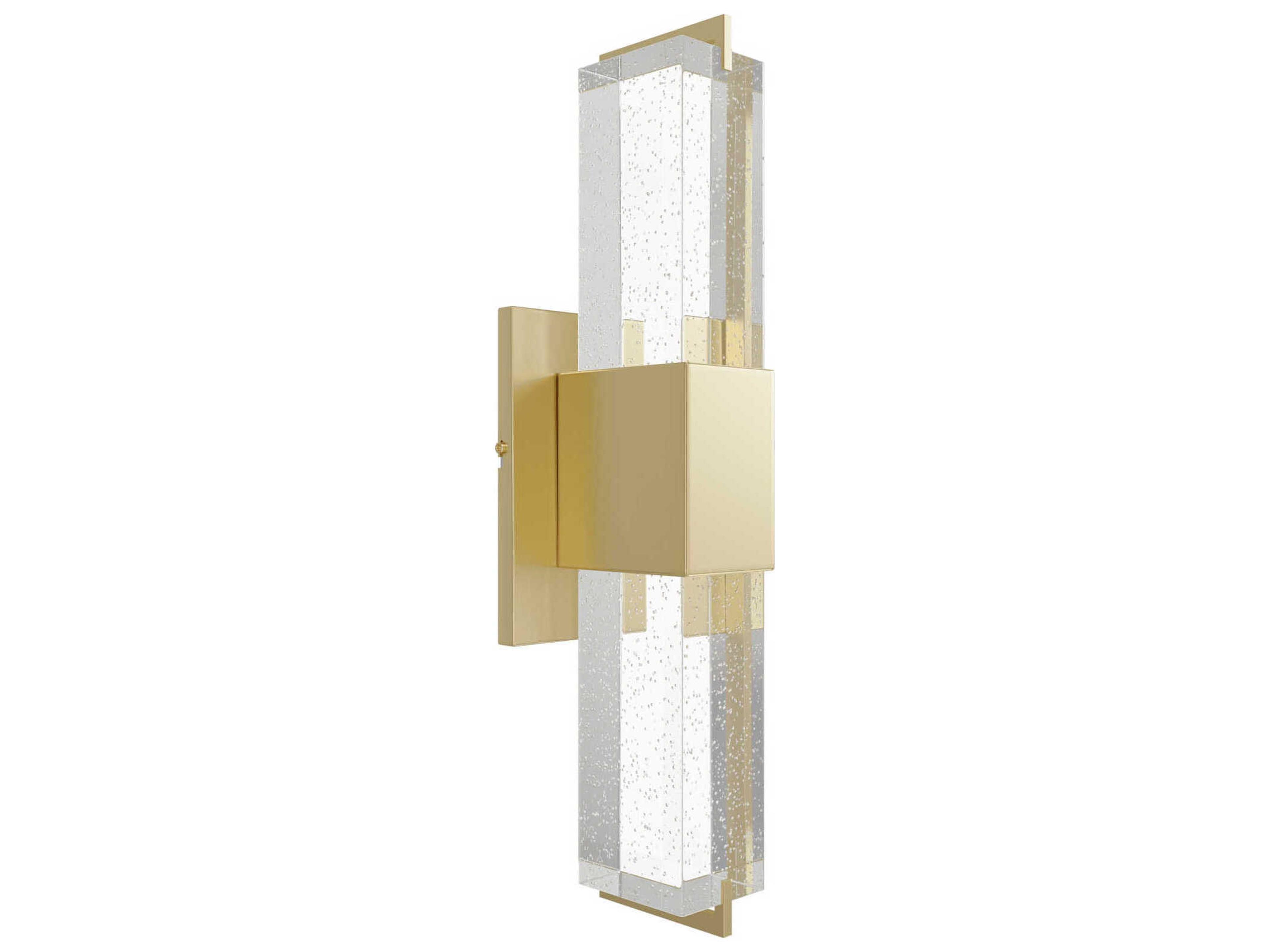 Avenue Lighting The Original Glacier Brushed Brass Wall Sconce