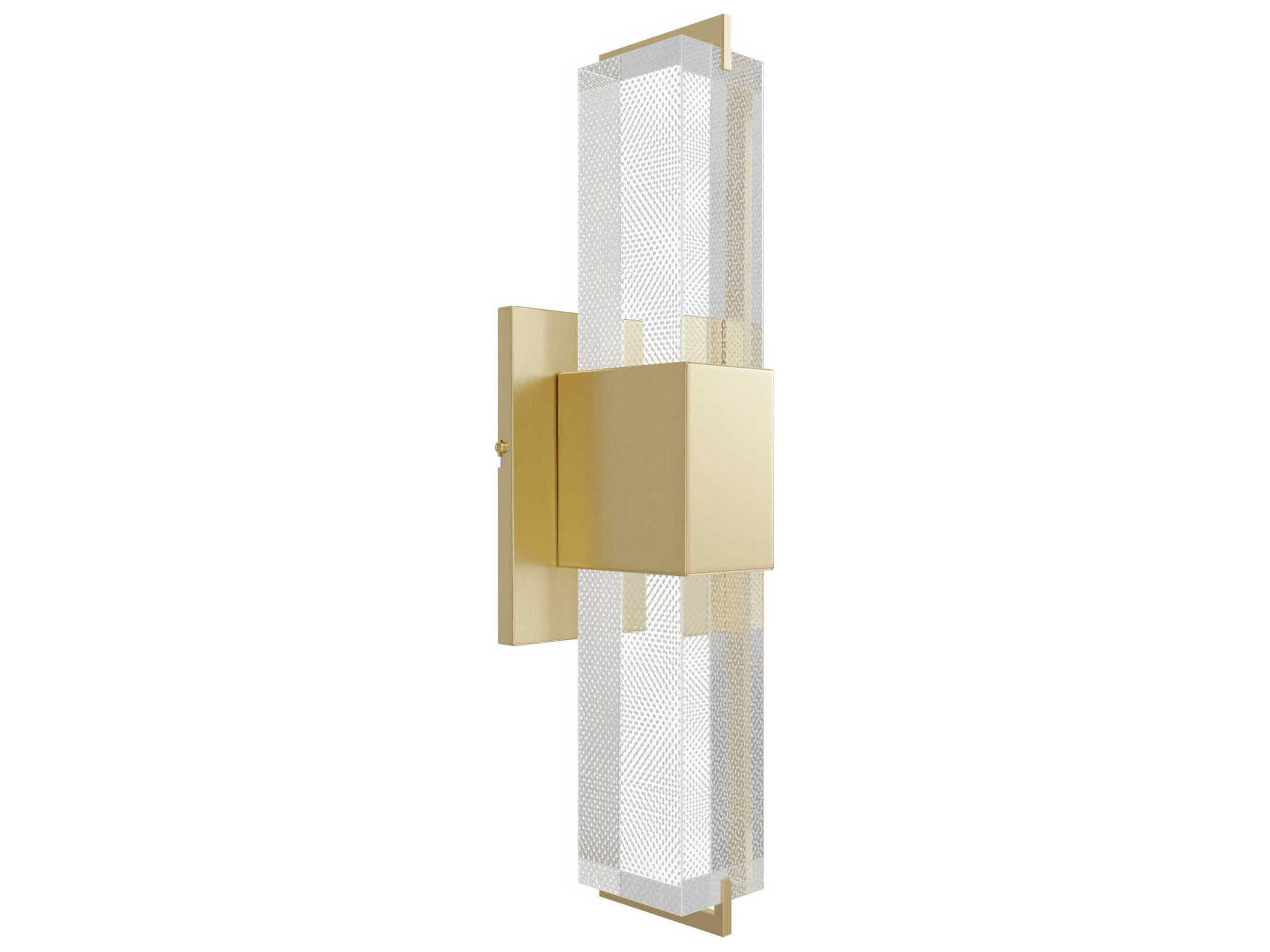 Avenue Lighting The Original Glacier Brushed Brass Wall Sconce