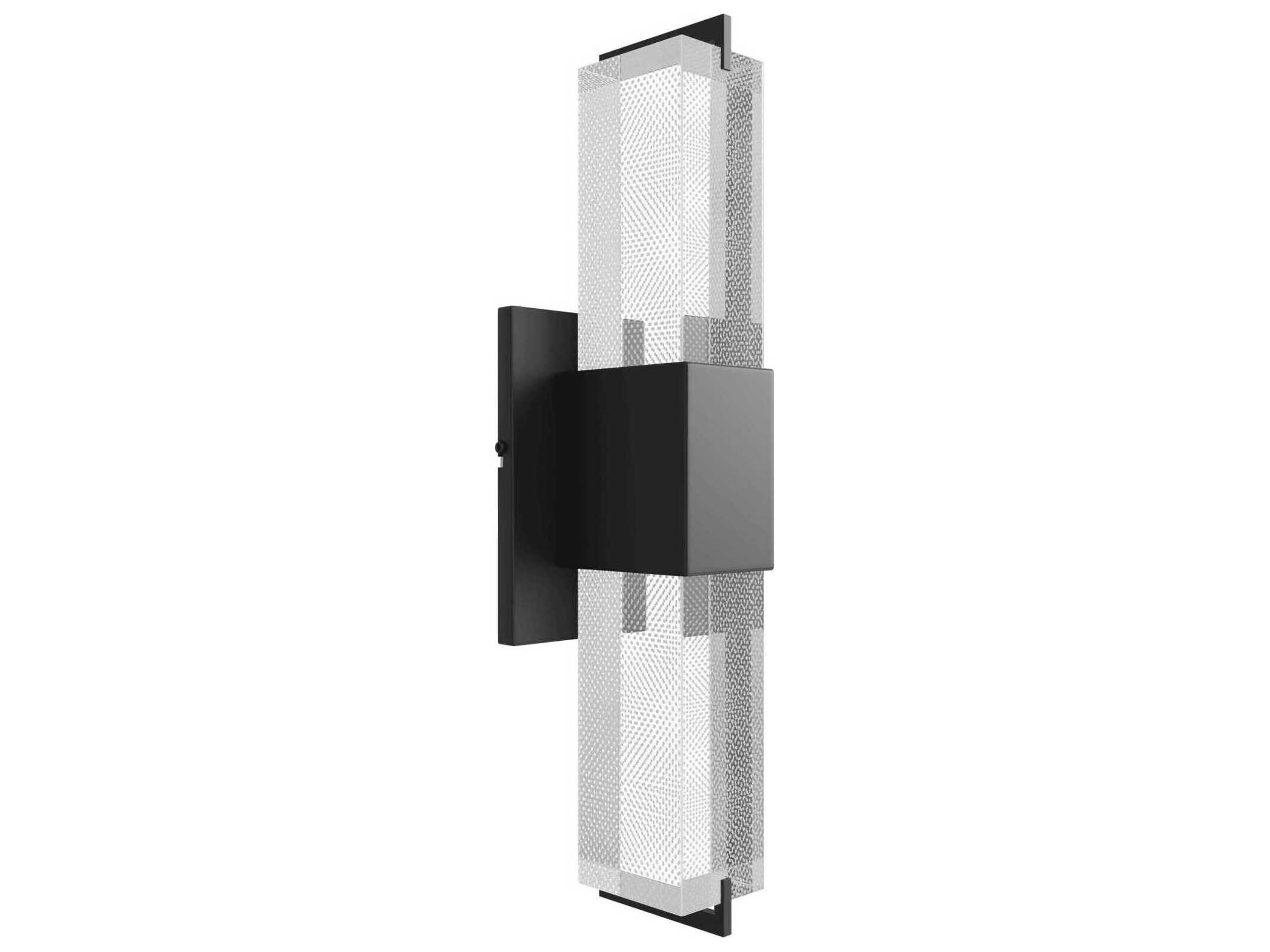 Avenue Lighting The Original Glacier Black Wall Sconce