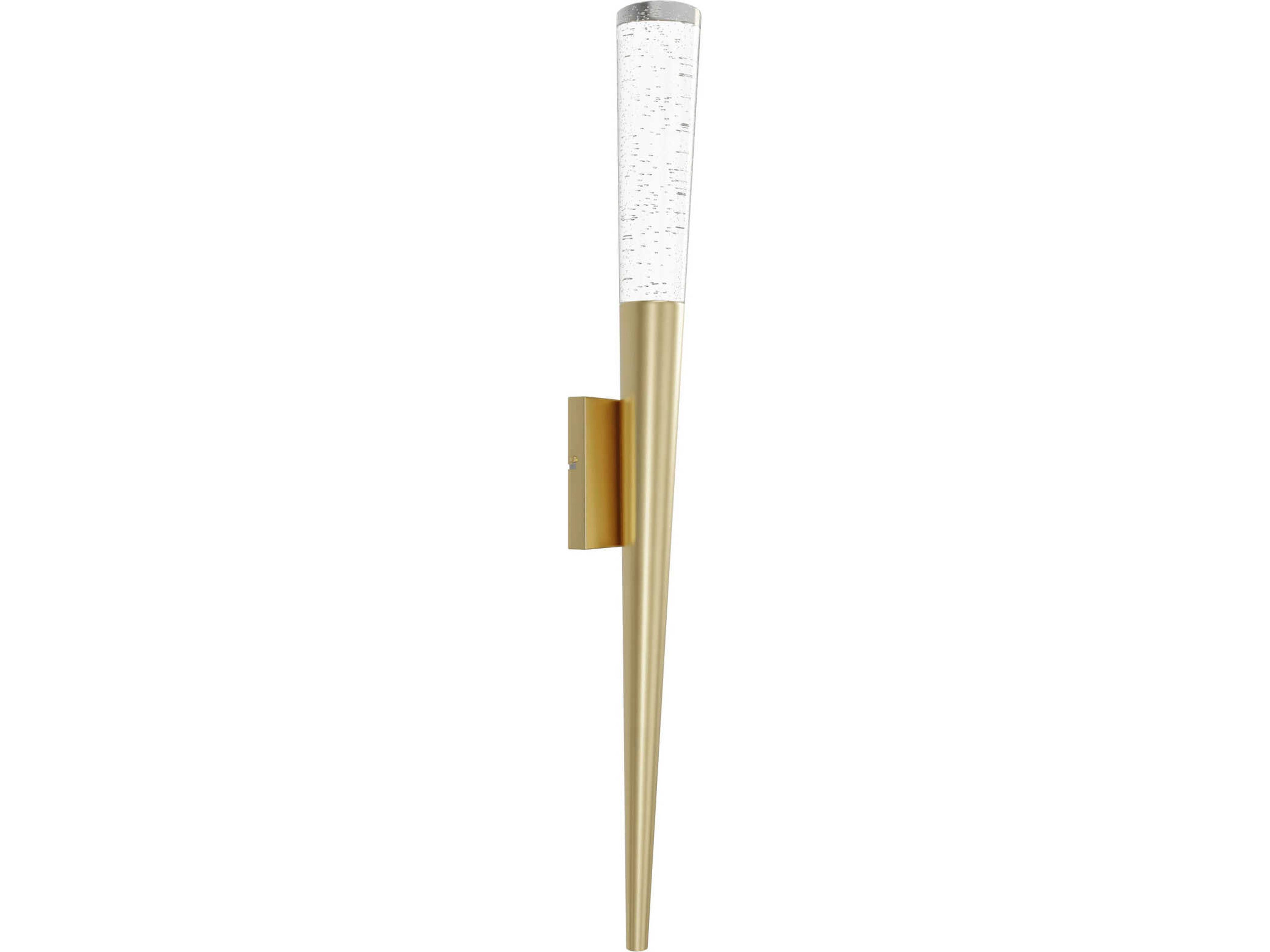 Avenue Lighting The Original Glacier 1-Light Brushed Brass Wall Sconce