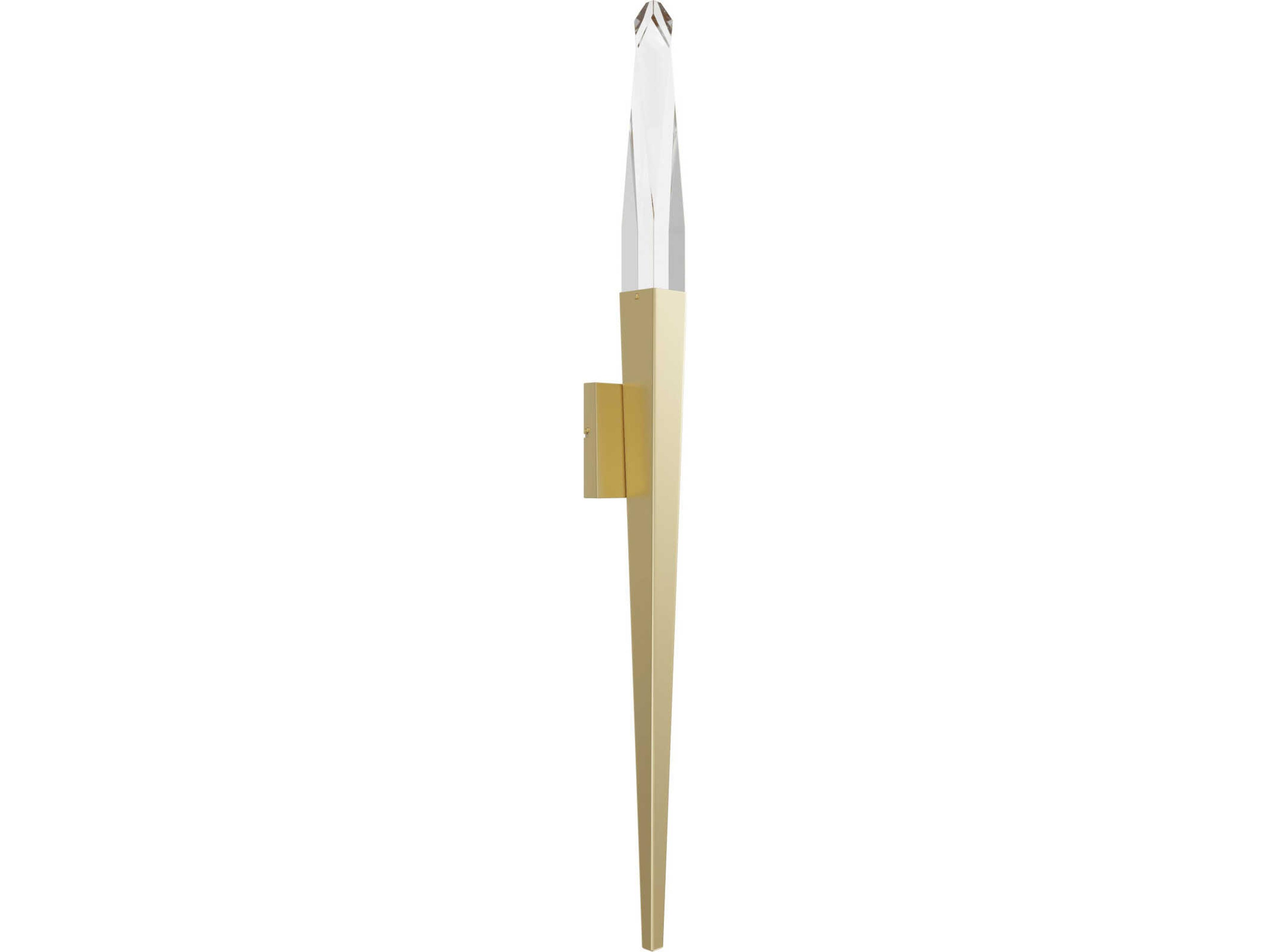Avenue Lighting Aspen 1-Light Brushed Brass Wall Sconce