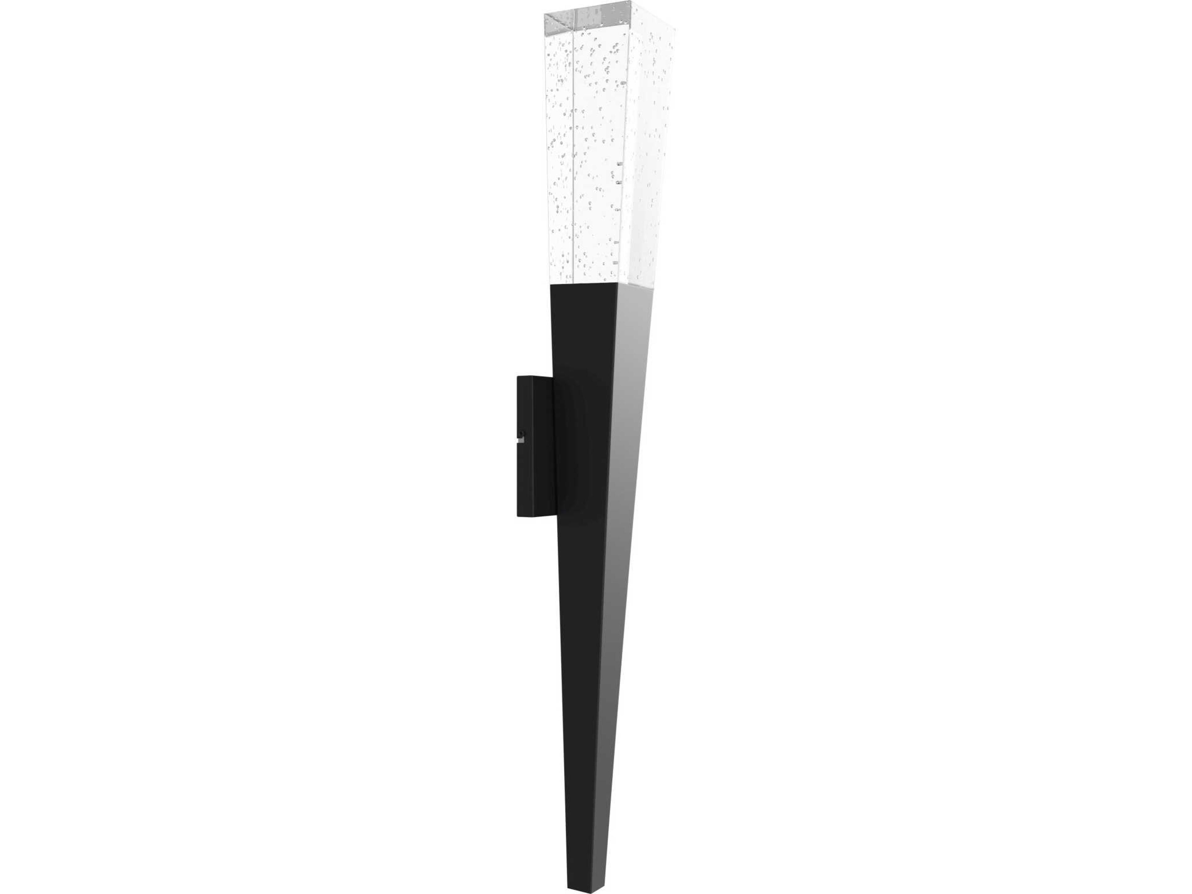Avenue Lighting The Original Glacier 1-Light Black Wall Sconce