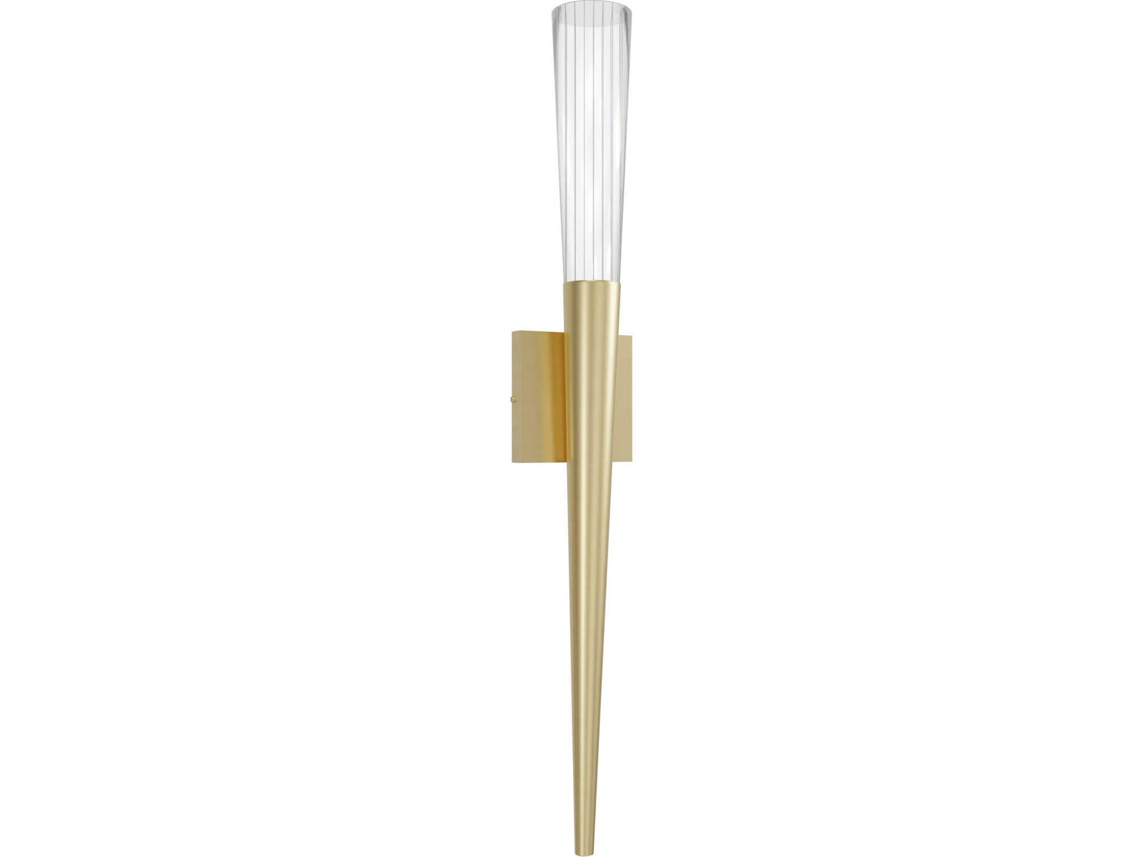 Avenue Lighting Encino 1-Light Brushed Brass Wall Sconce