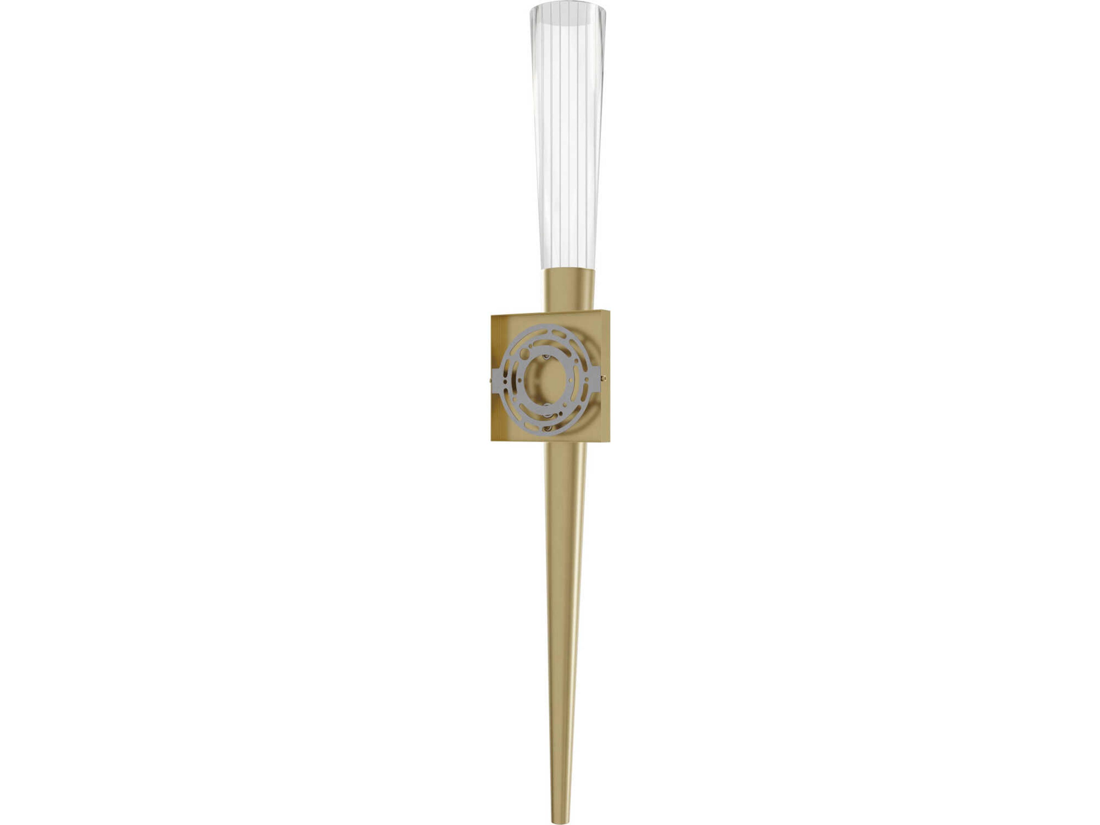 Avenue Lighting Encino 1-Light Brushed Brass Wall Sconce