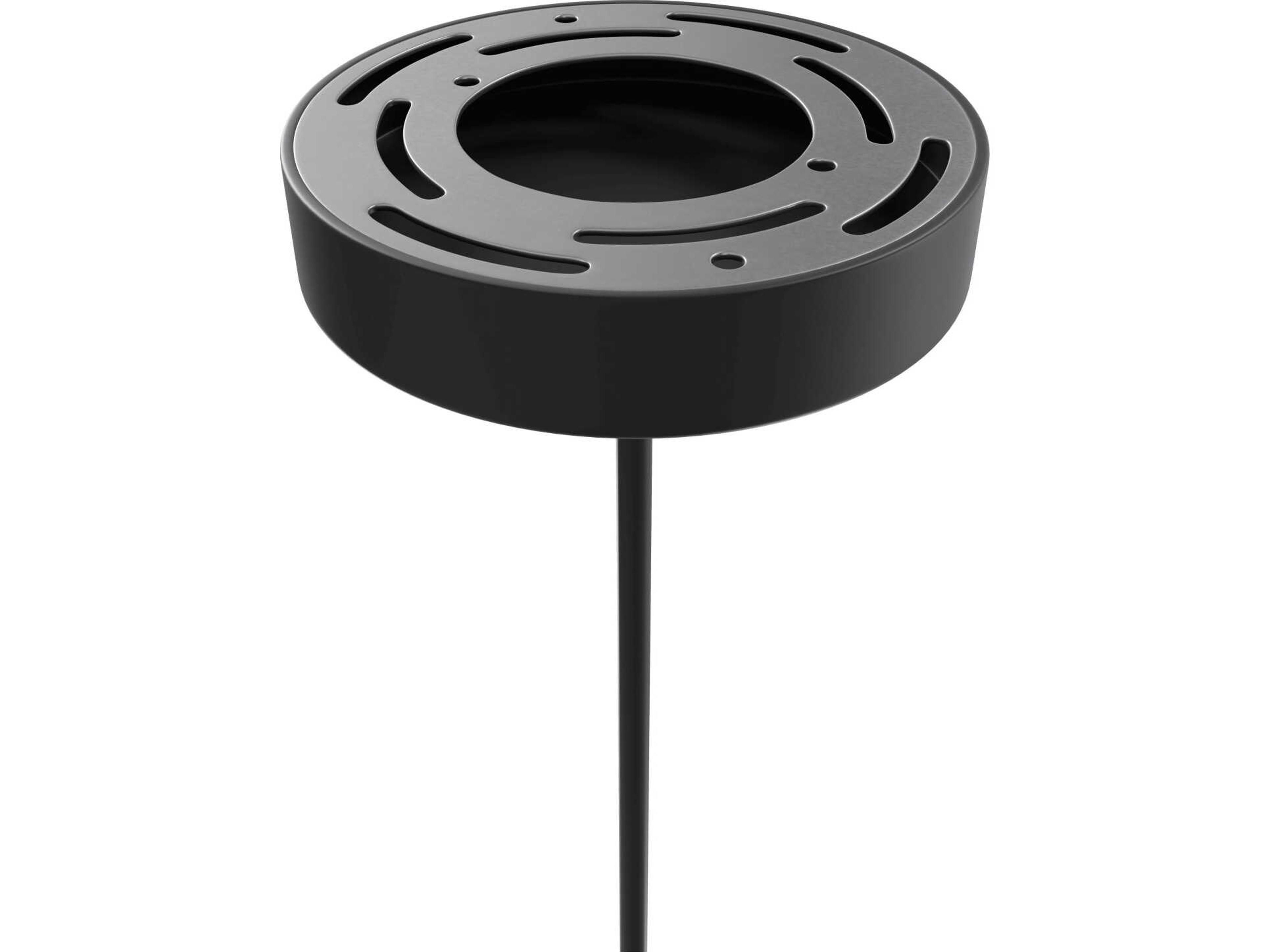 Avenue Lighting Strand 1-Light Black Cylinder Mini Pendant