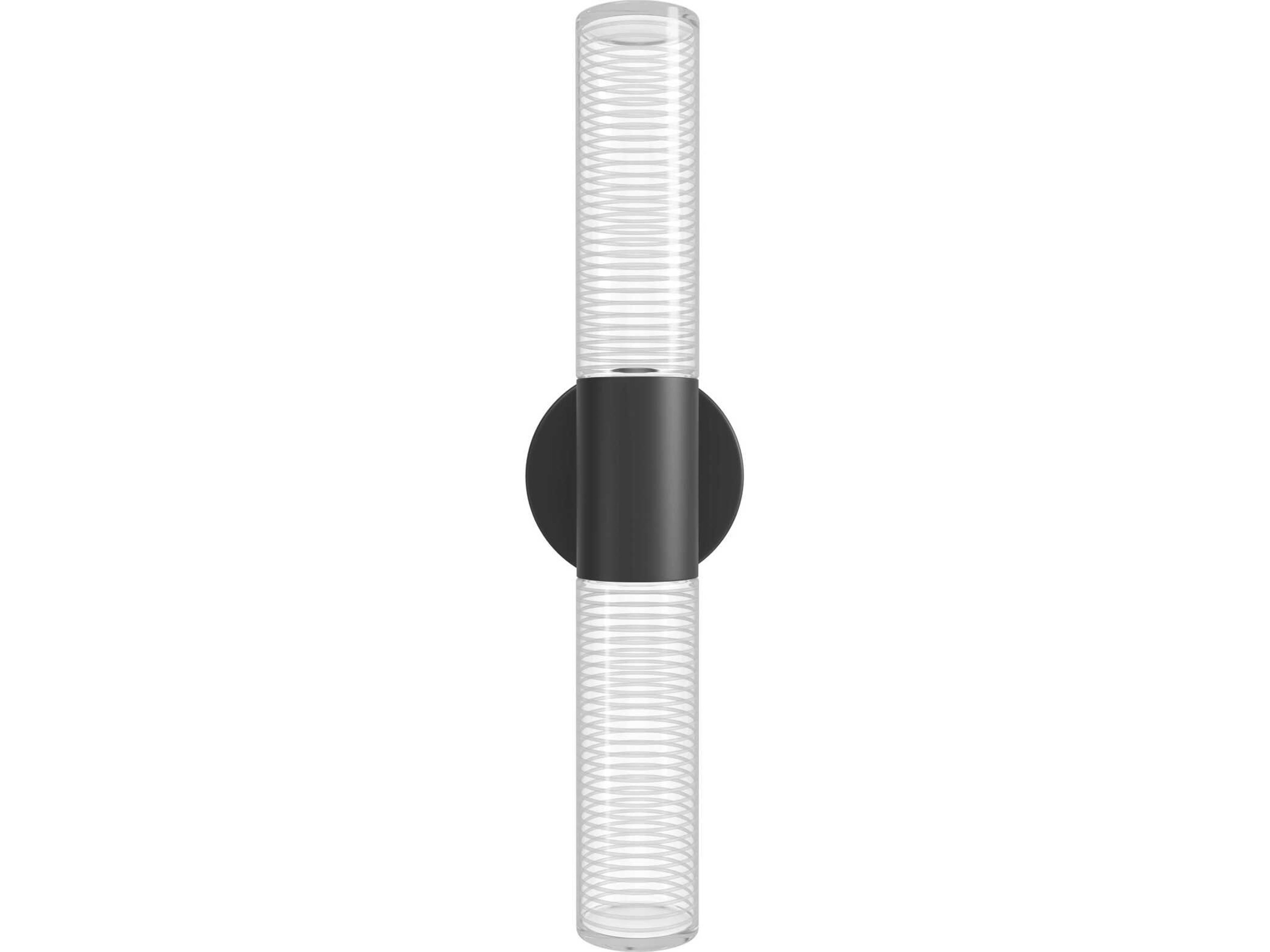 The Strand LED Wall Sconce Black Modern