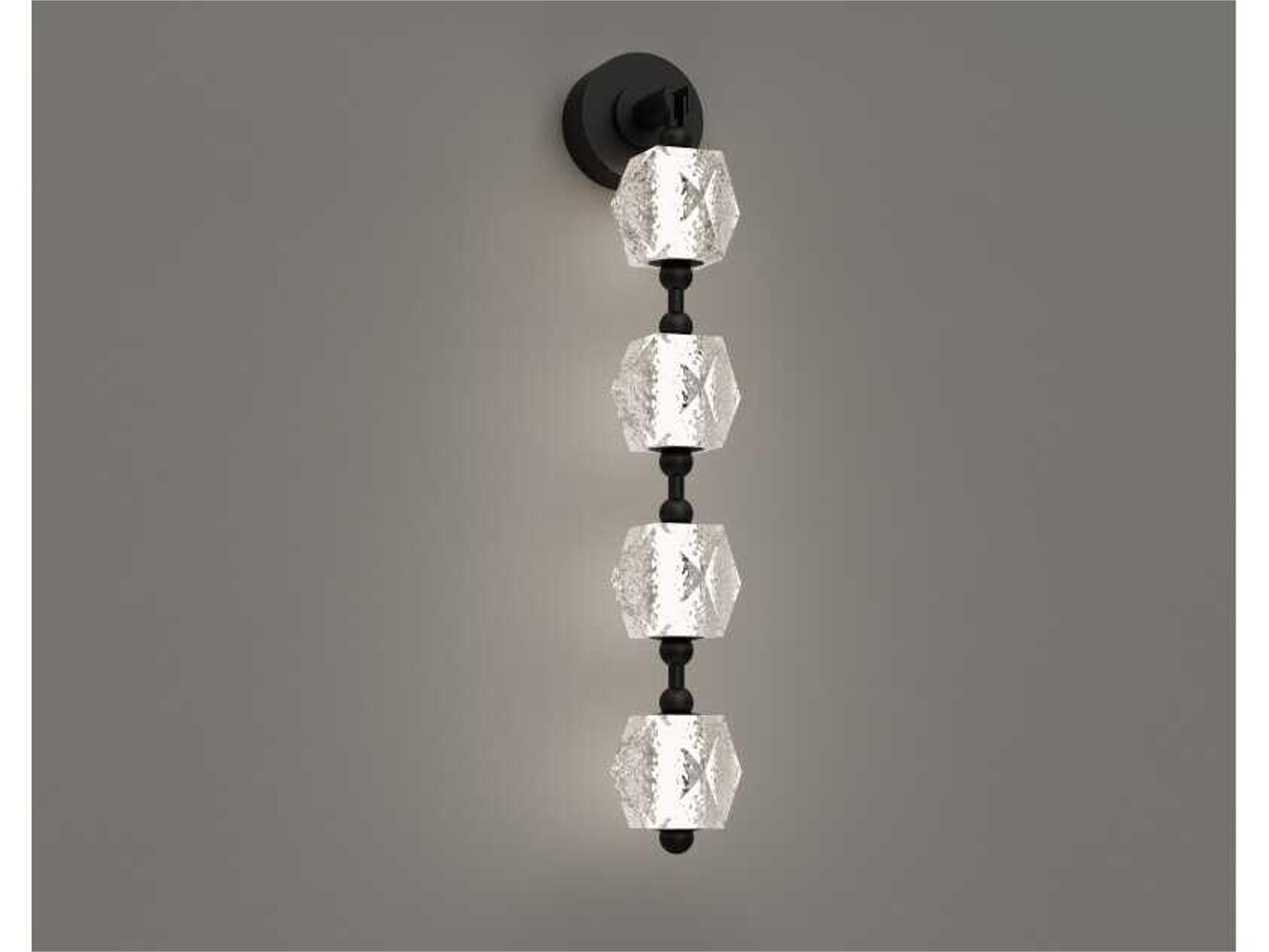 Avenue Lighting Beluga 4-Light Black Wall Sconce