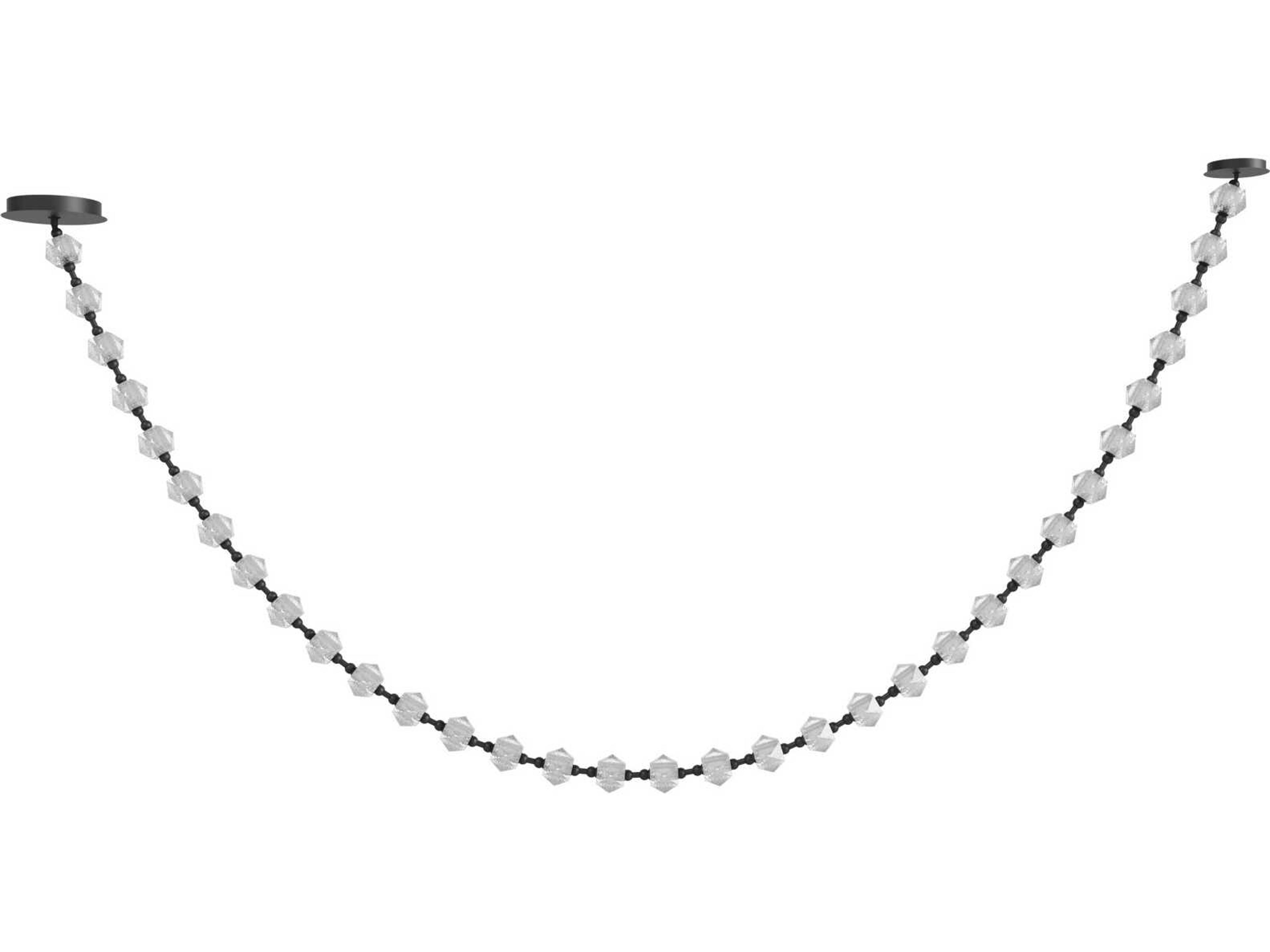 Beluga 34-Light Linear LED Pendant Black