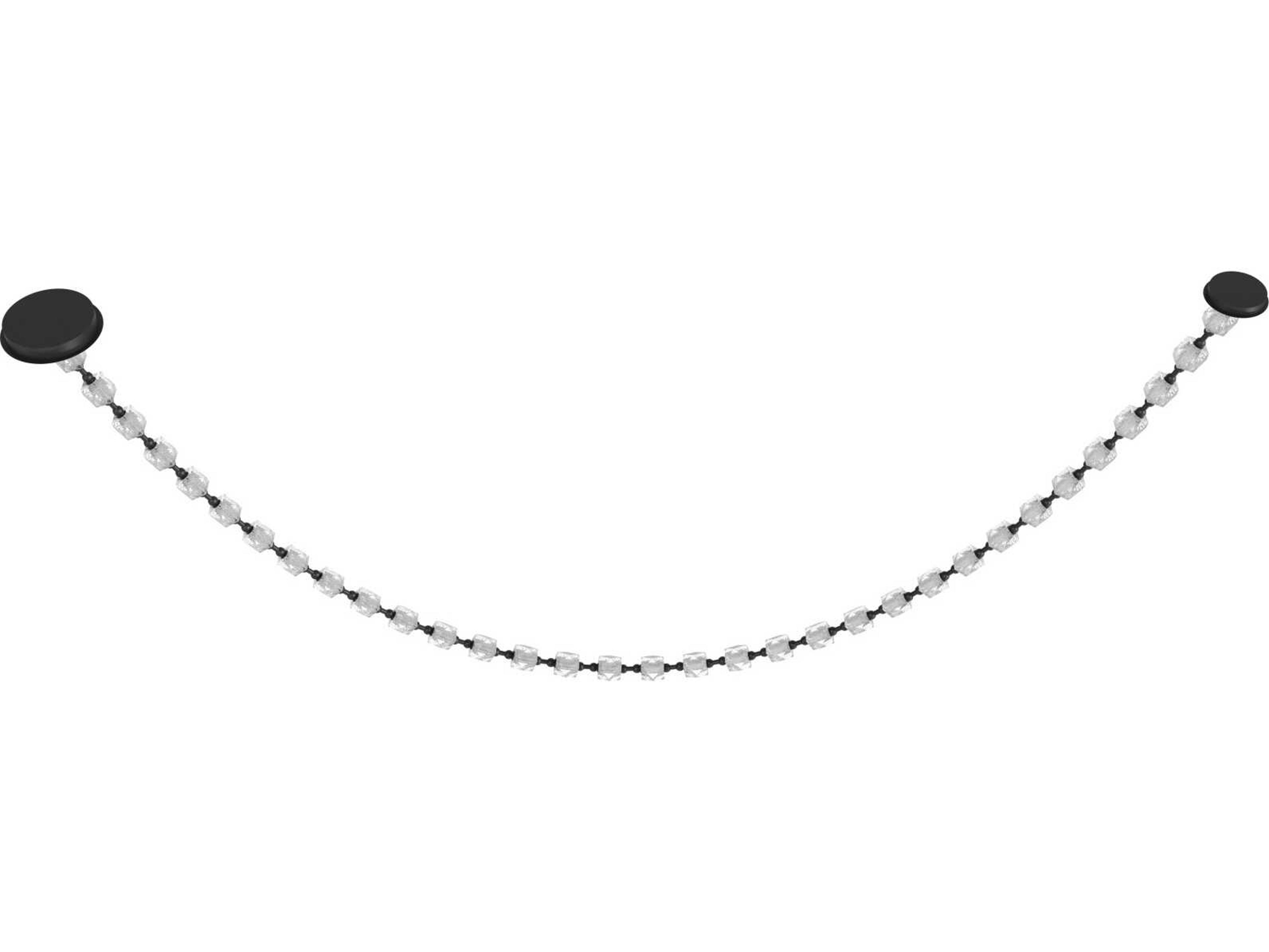 Avenue Lighting Beluga 34-Light Black Geometric Pendant