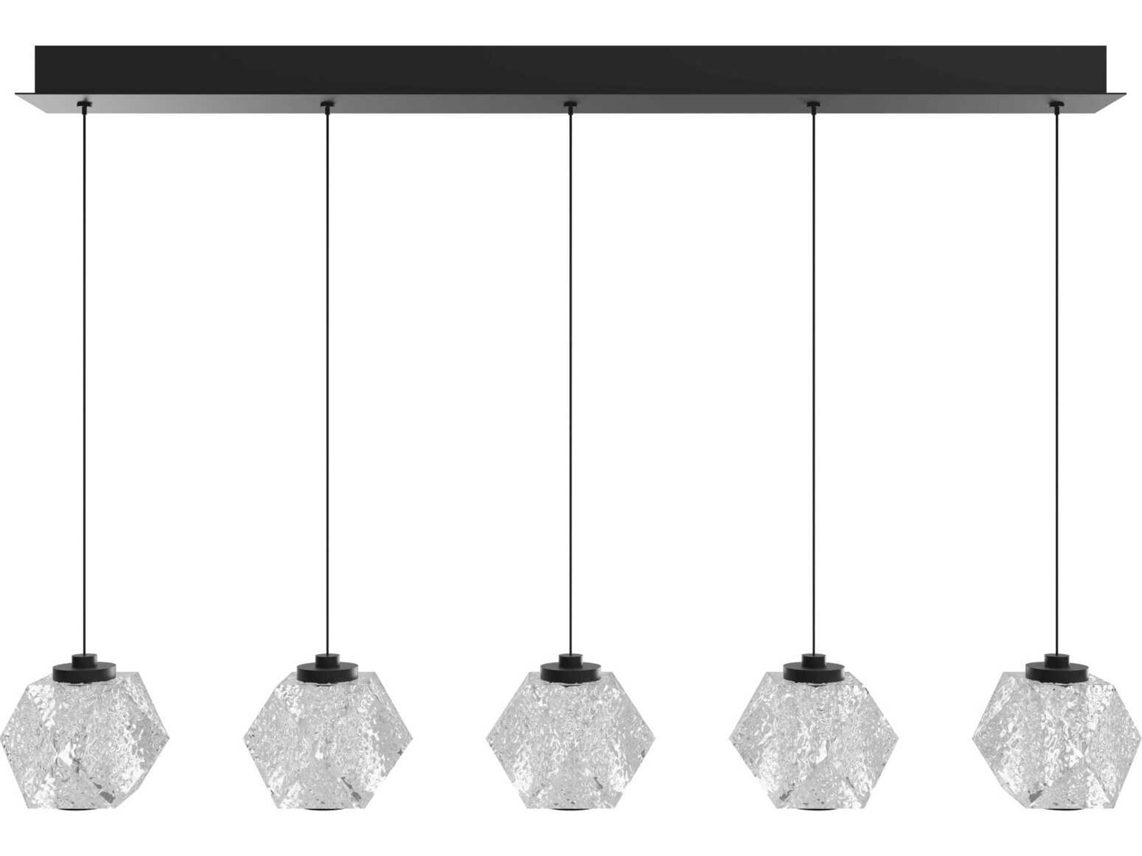 Beluga 5-Light Multi Port Pendant in Black