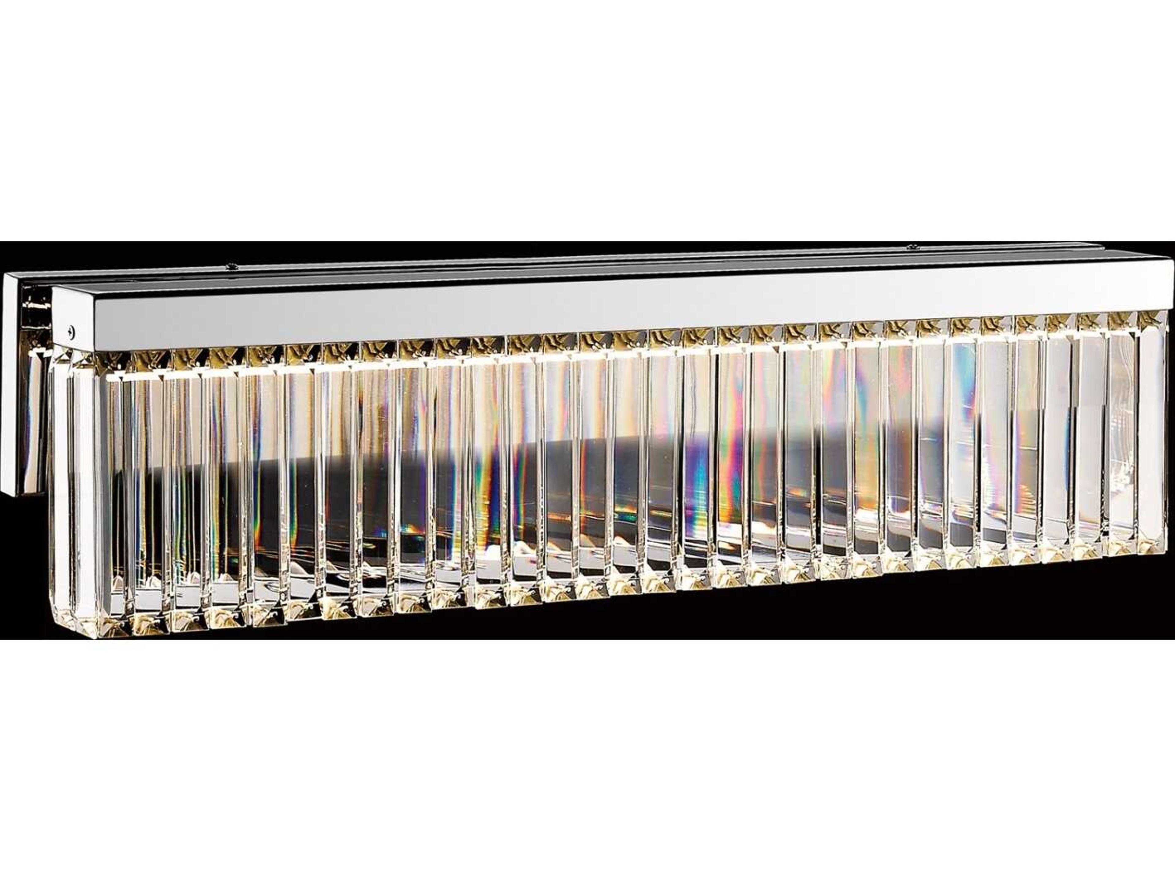 Broadway Wall Sconce Polished Nickel Modern LED