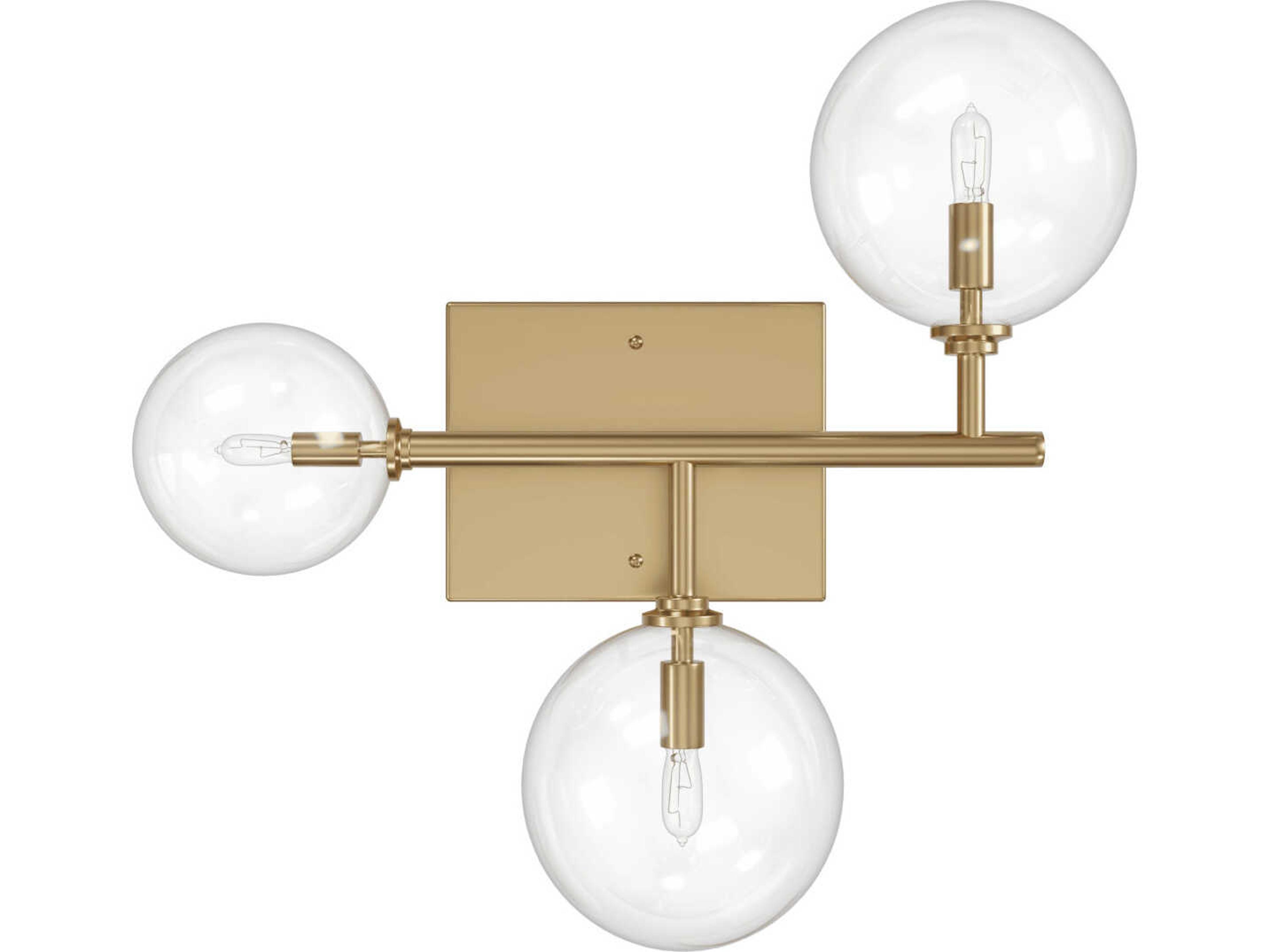 Delilah Wall Sconce in Aged Brass