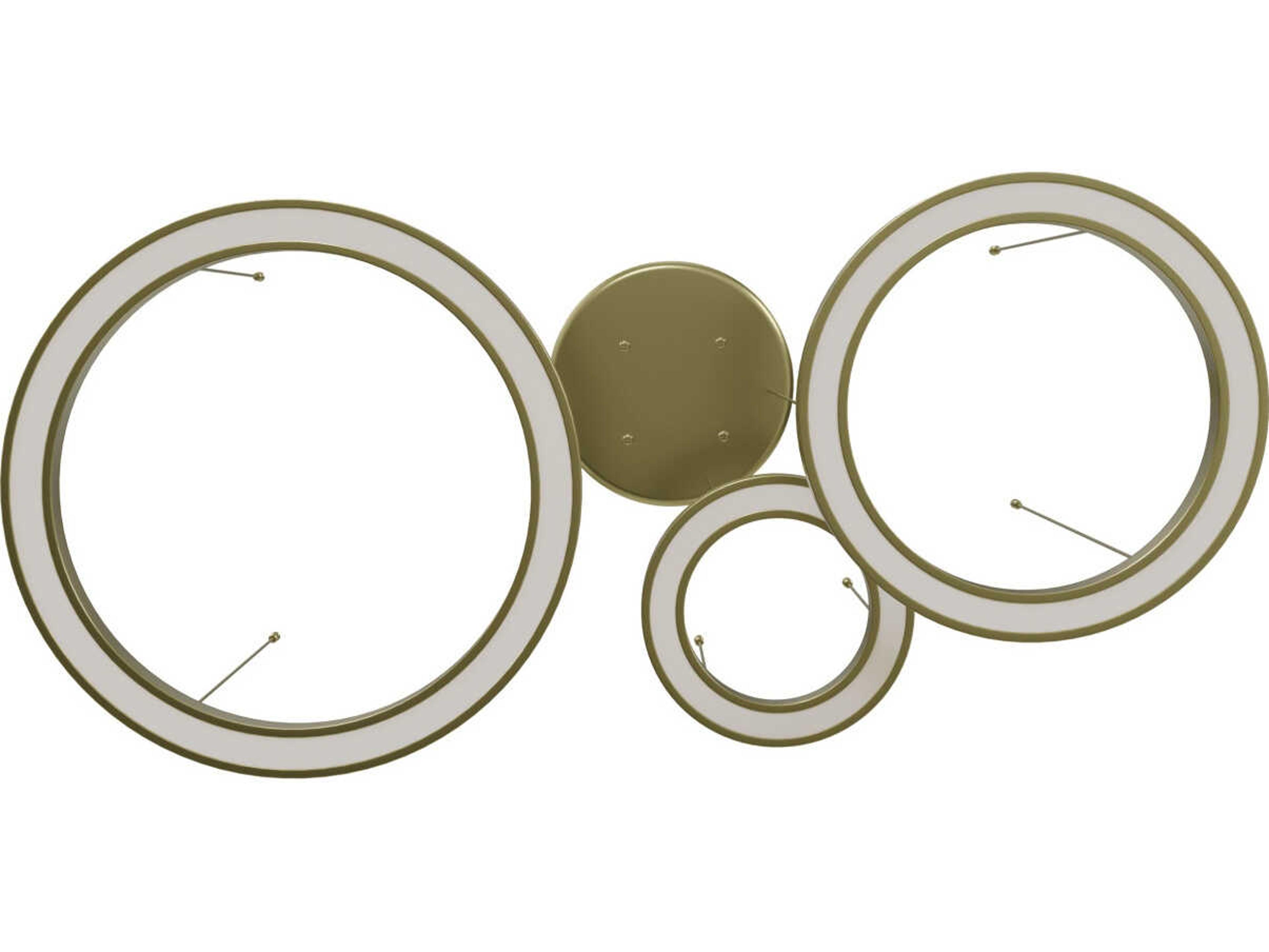 Avenue Lighting Aria Polished Brass Round Pendant