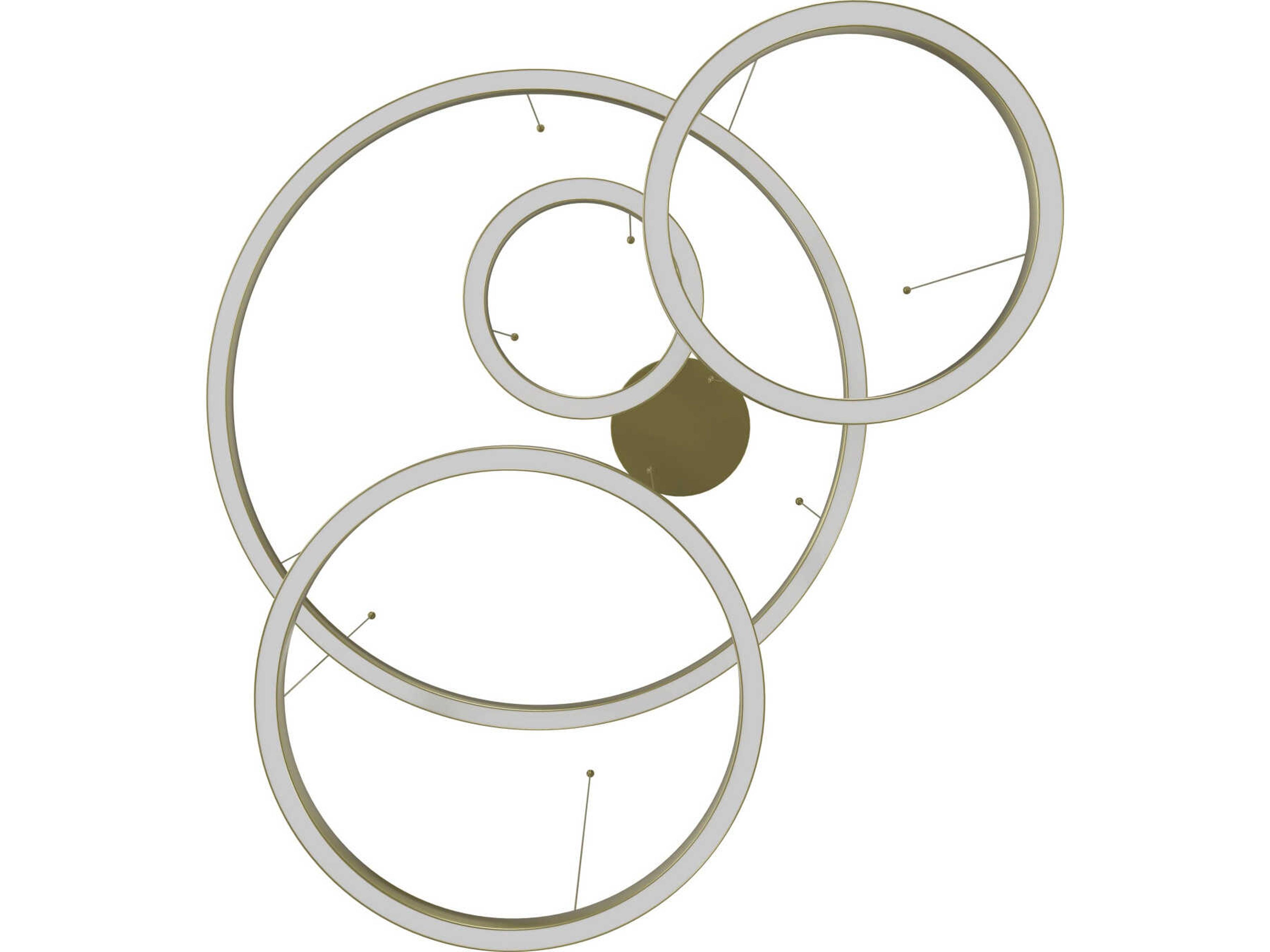 Avenue Lighting Aria Polished Brass Round Pendant