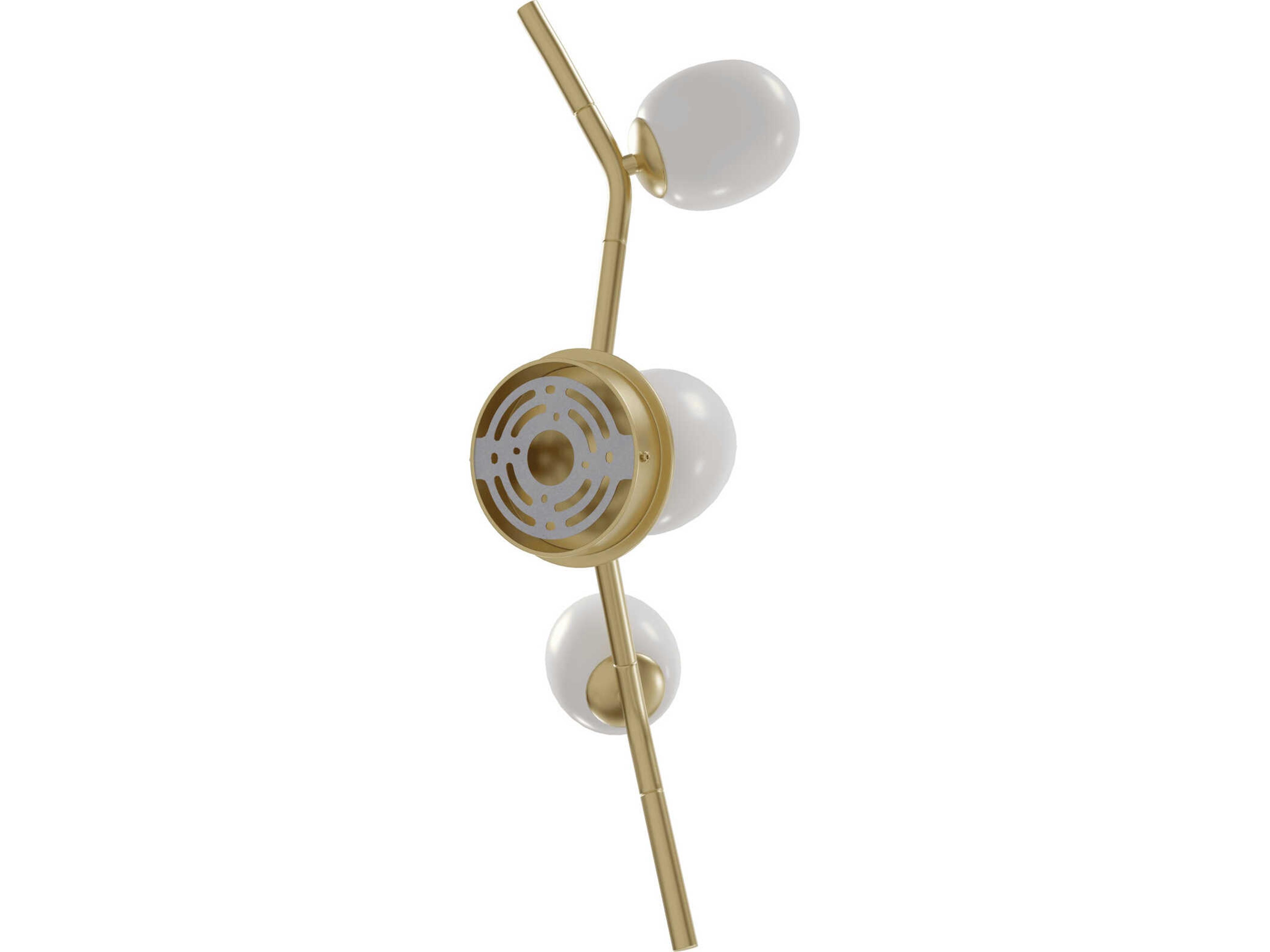 Avenue Lighting Hampton 3-Light Brushed Brass Wall Sconce