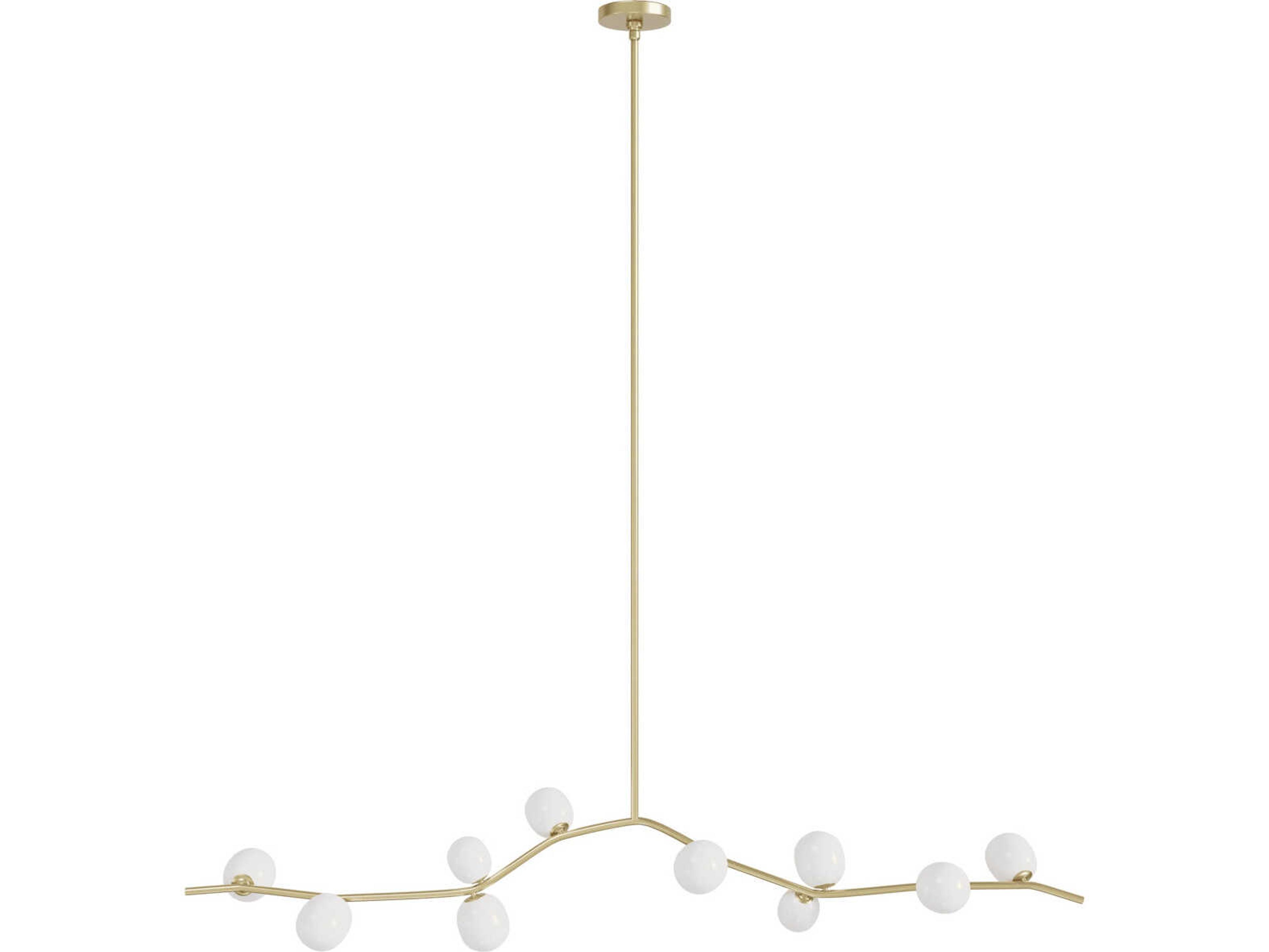 Hampton 10 Light Chandelier Linear Pendant Light