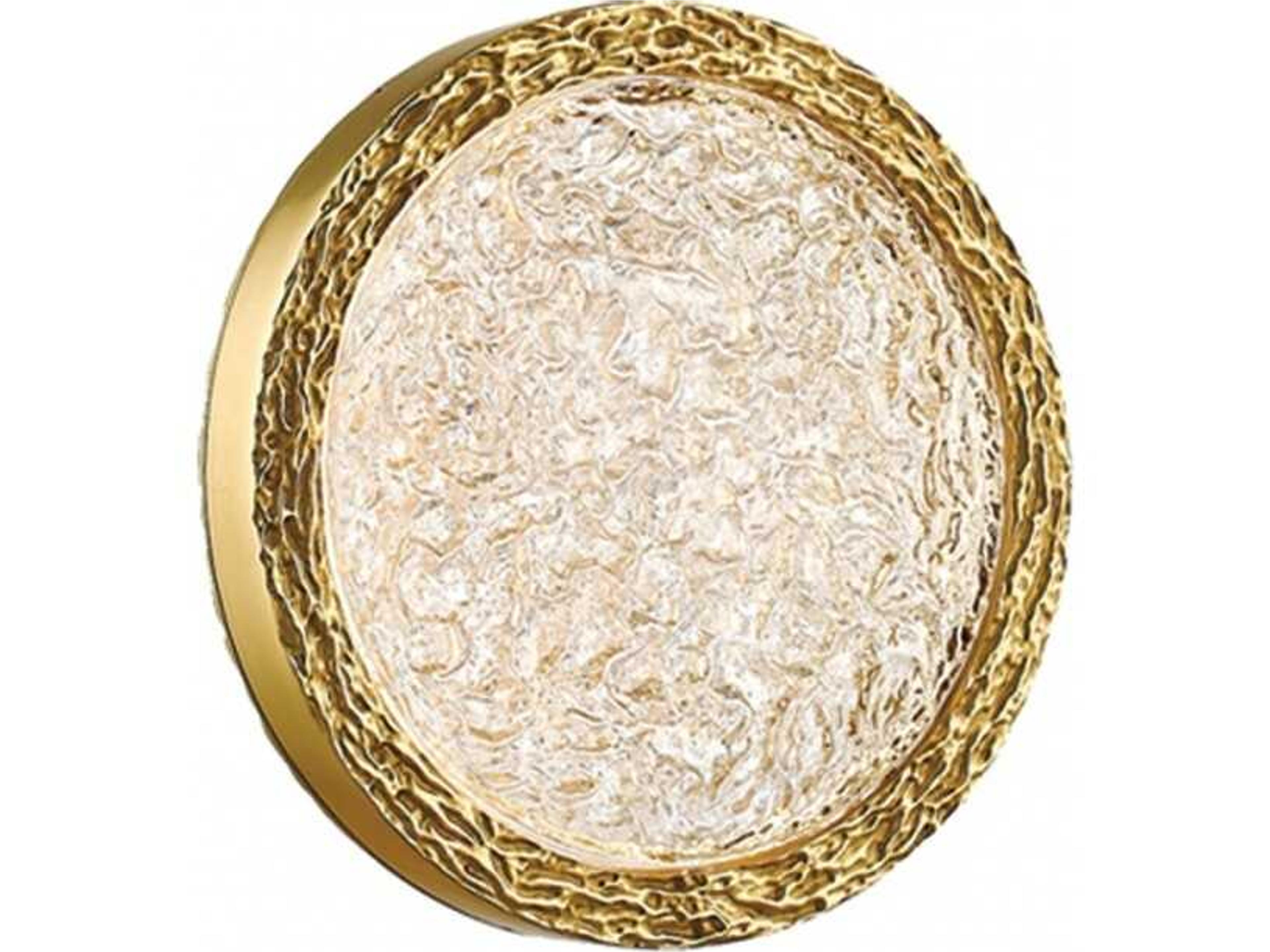 Bottega Wall Sconce Polished Brass Contemporary LED