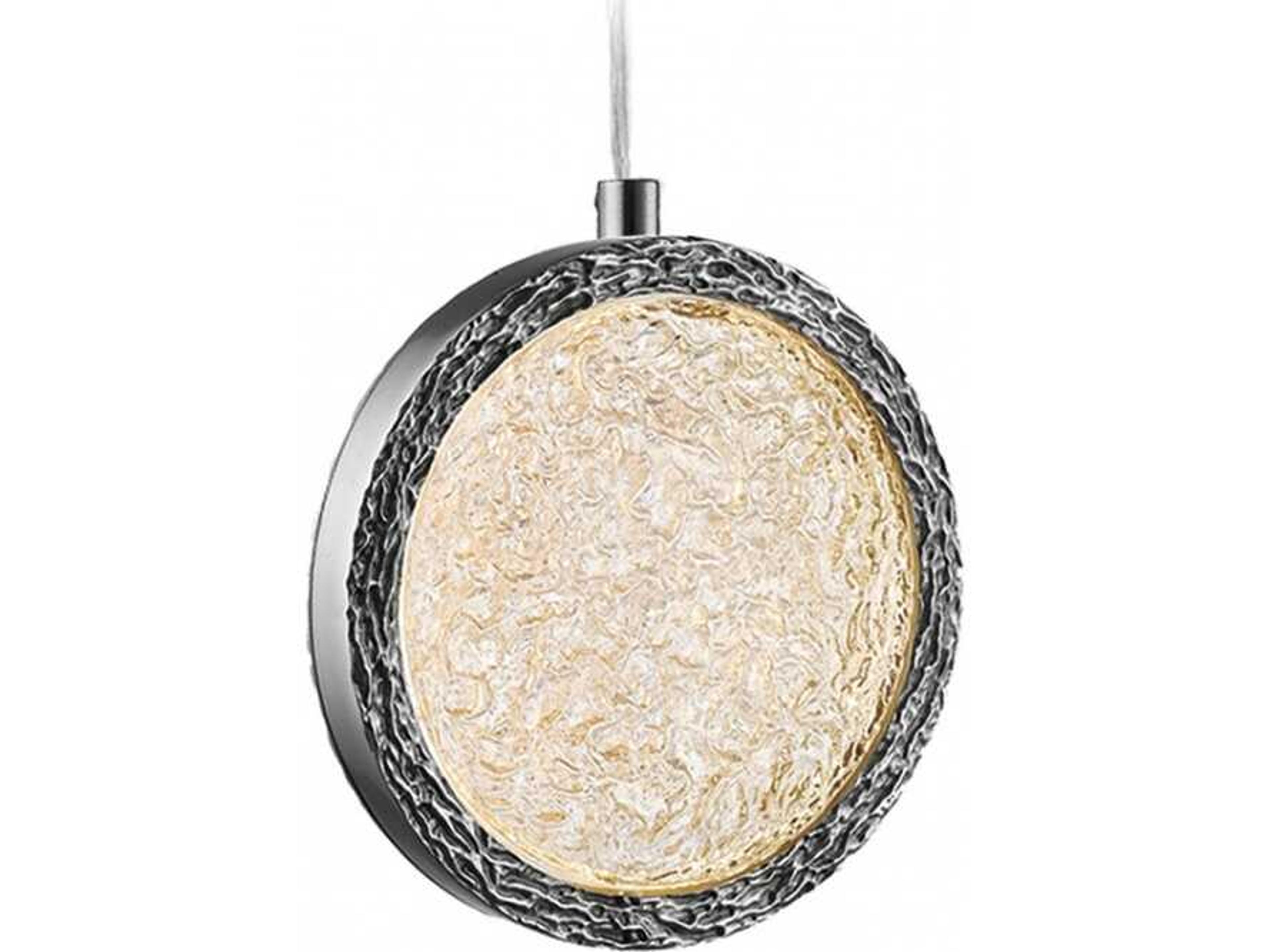 Bottega LED Pendant in Polished Nickel