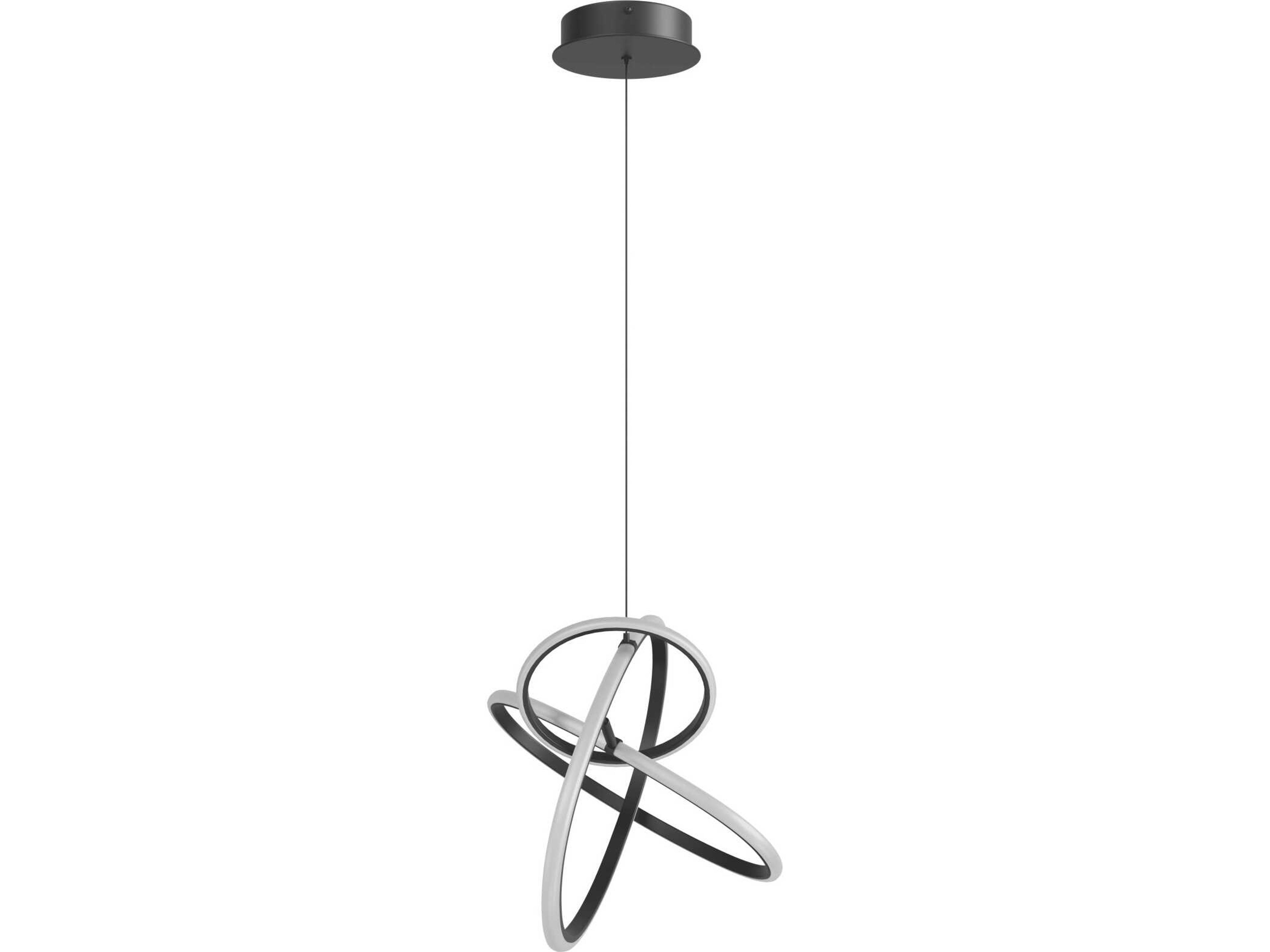 Circa LED Pendant Light in Black