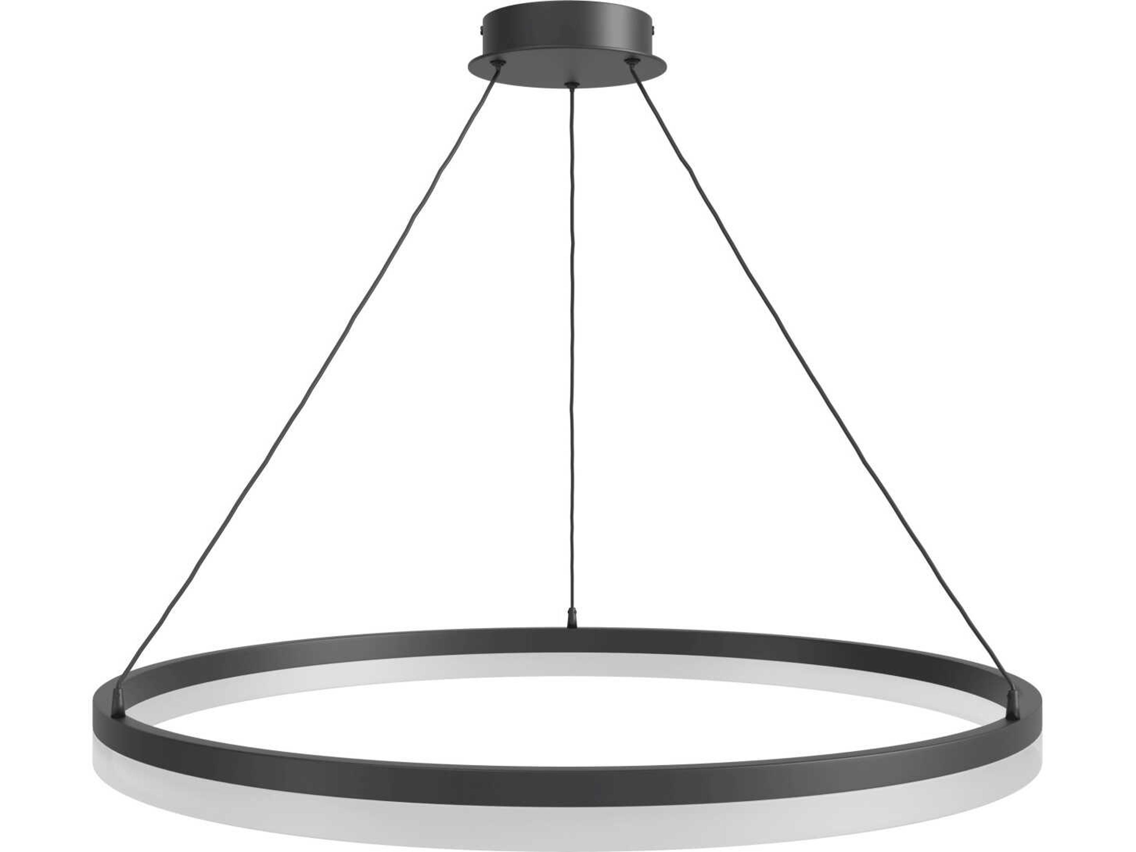 Circa LED Pendant Light in Black
