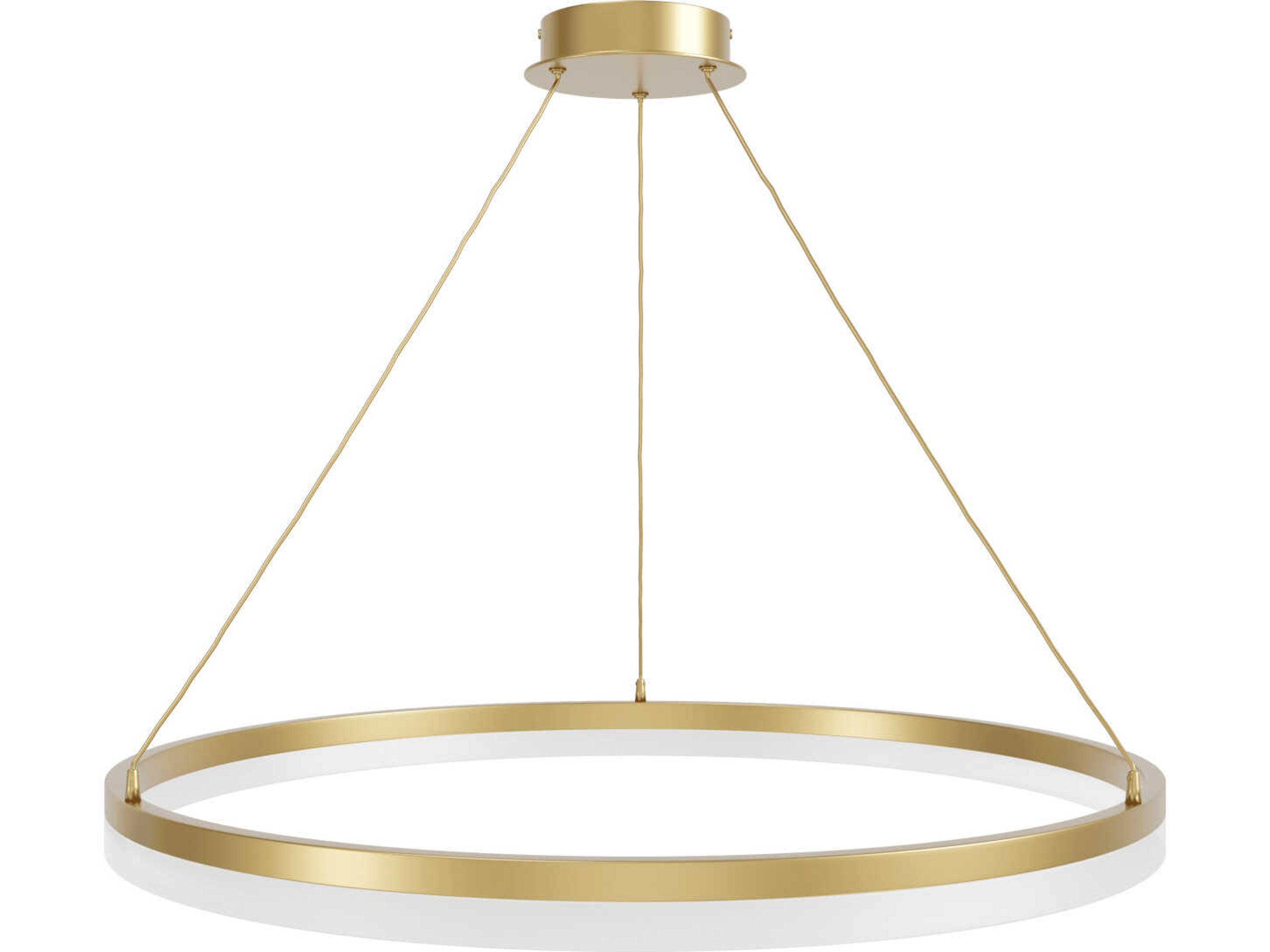 Circa LED Pendant 31 Inch Gold