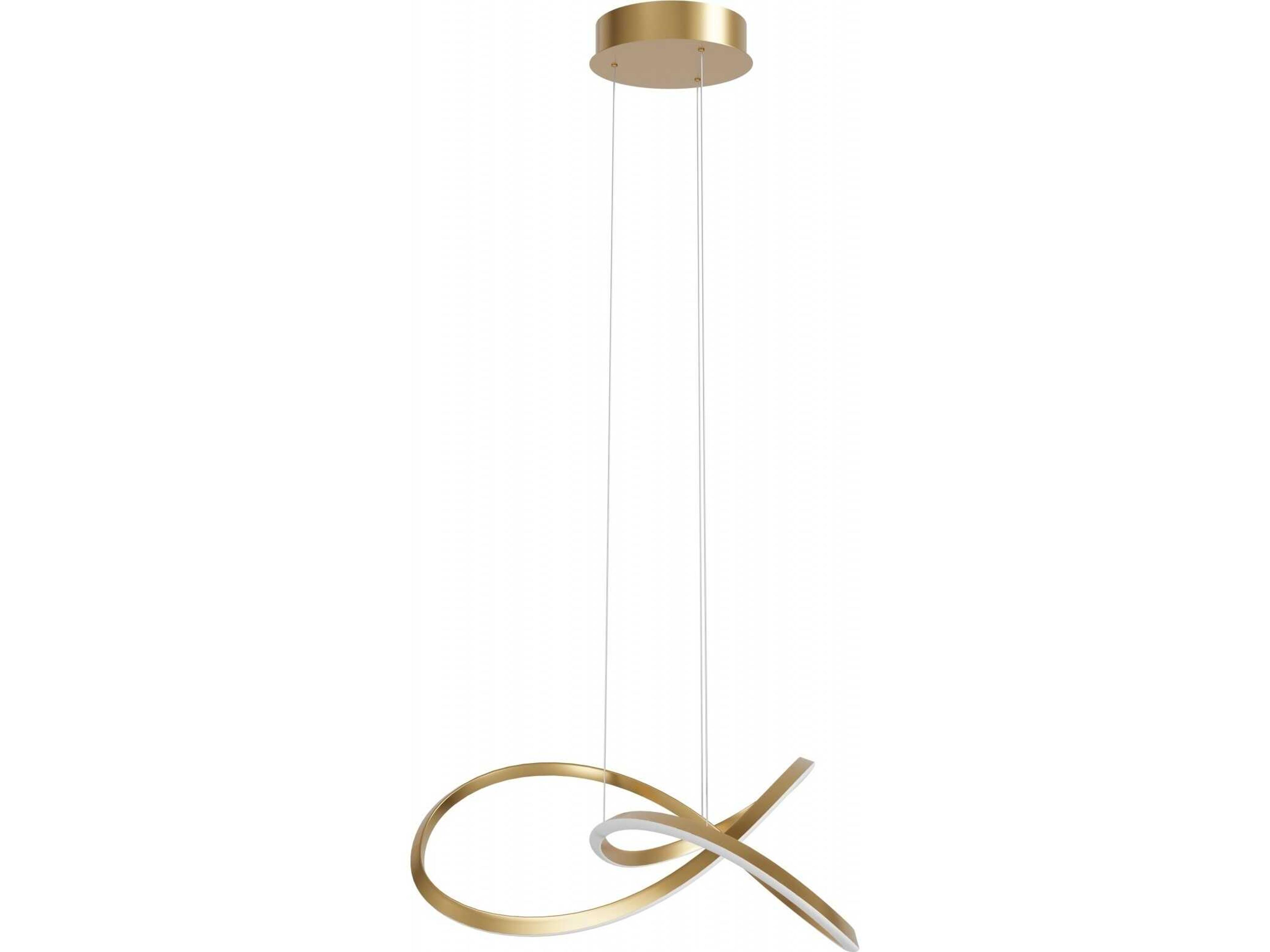 Windsor LED Pendant Golden Bronze Geometric