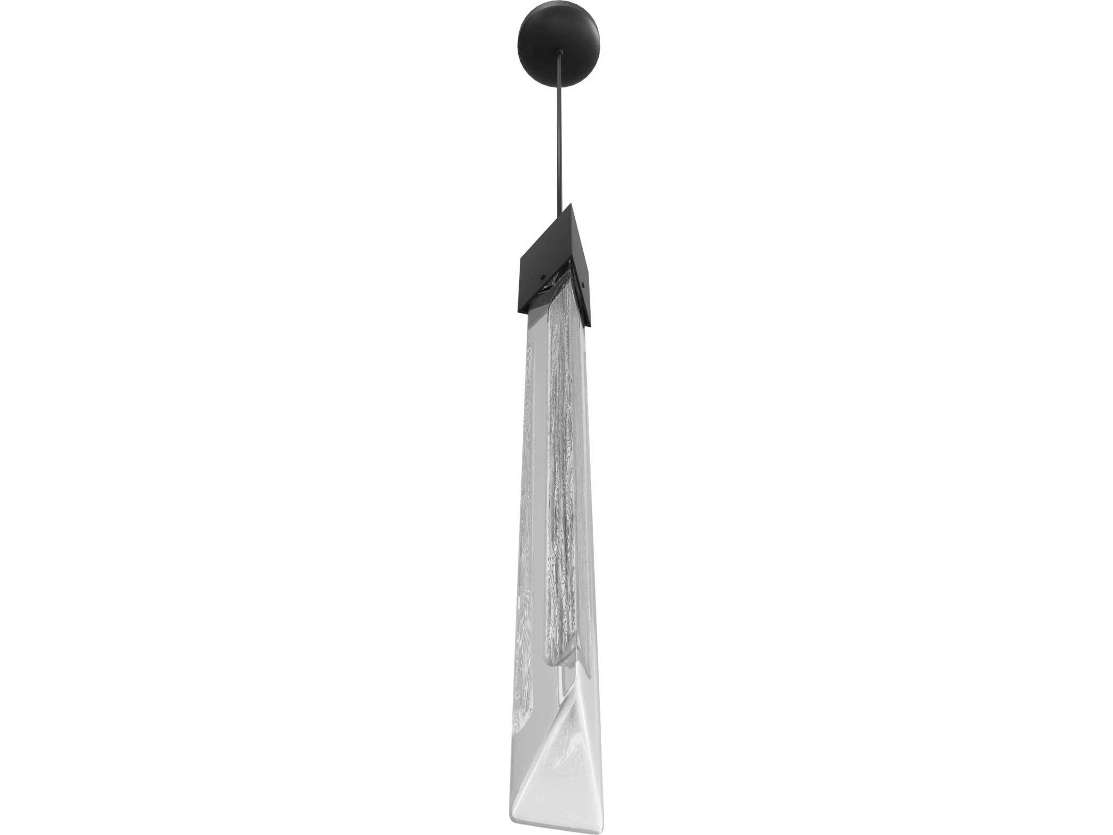 Avenue Lighting Alpine 1-Light White Black Linear Mini Pendant