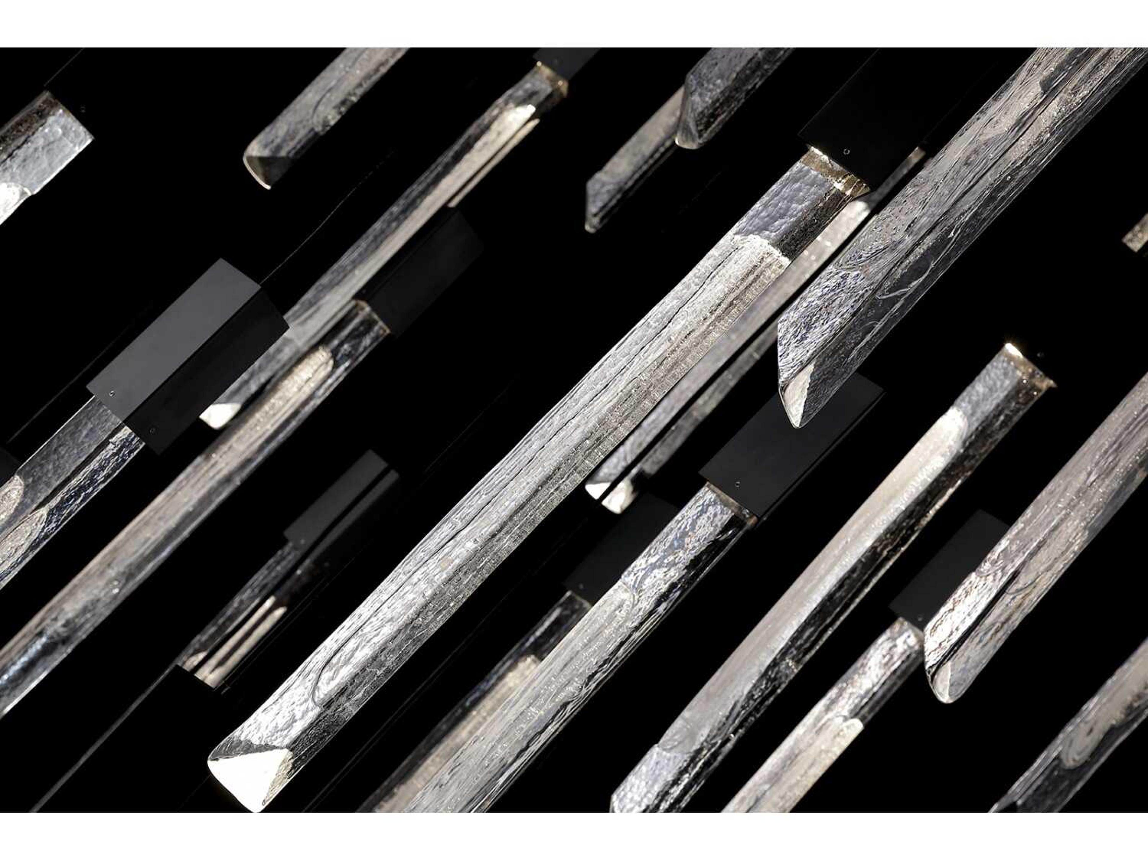 Avenue Lighting Alpine 15-Light Black Linear Pendant