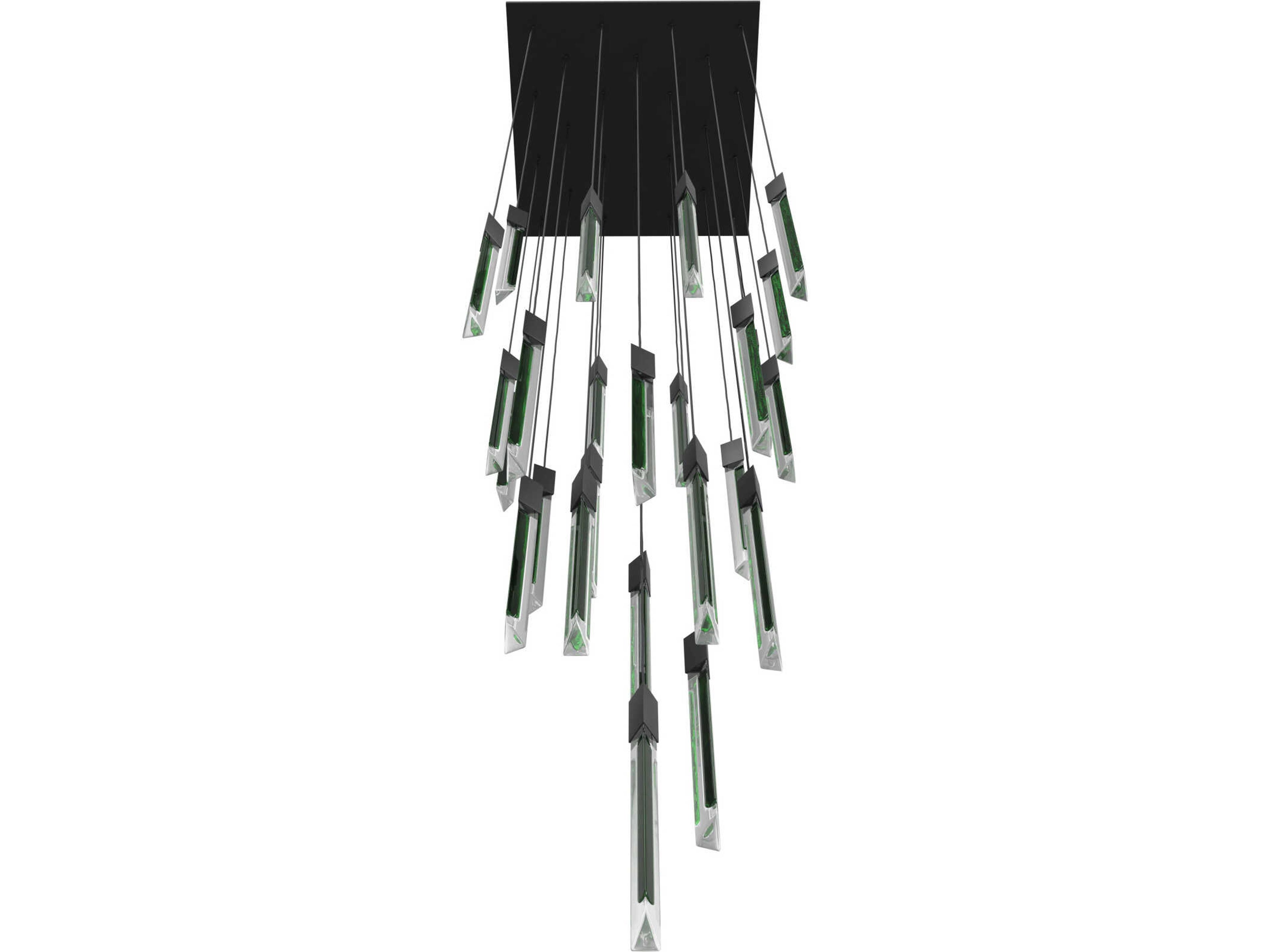 Avenue Lighting Alpine 31-Light Black Linear Pendant