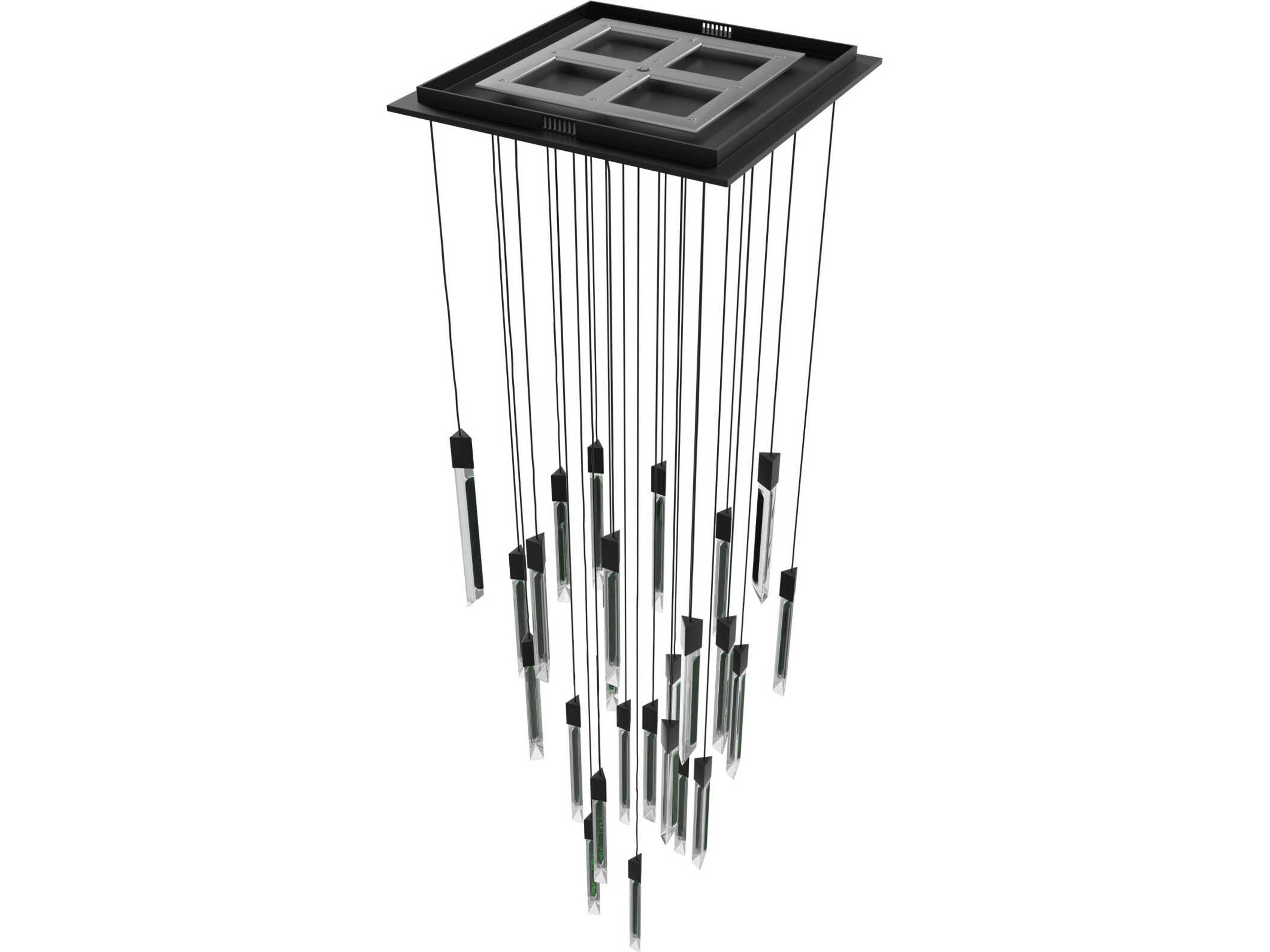 Avenue Lighting Alpine 31-Light Black Linear Pendant