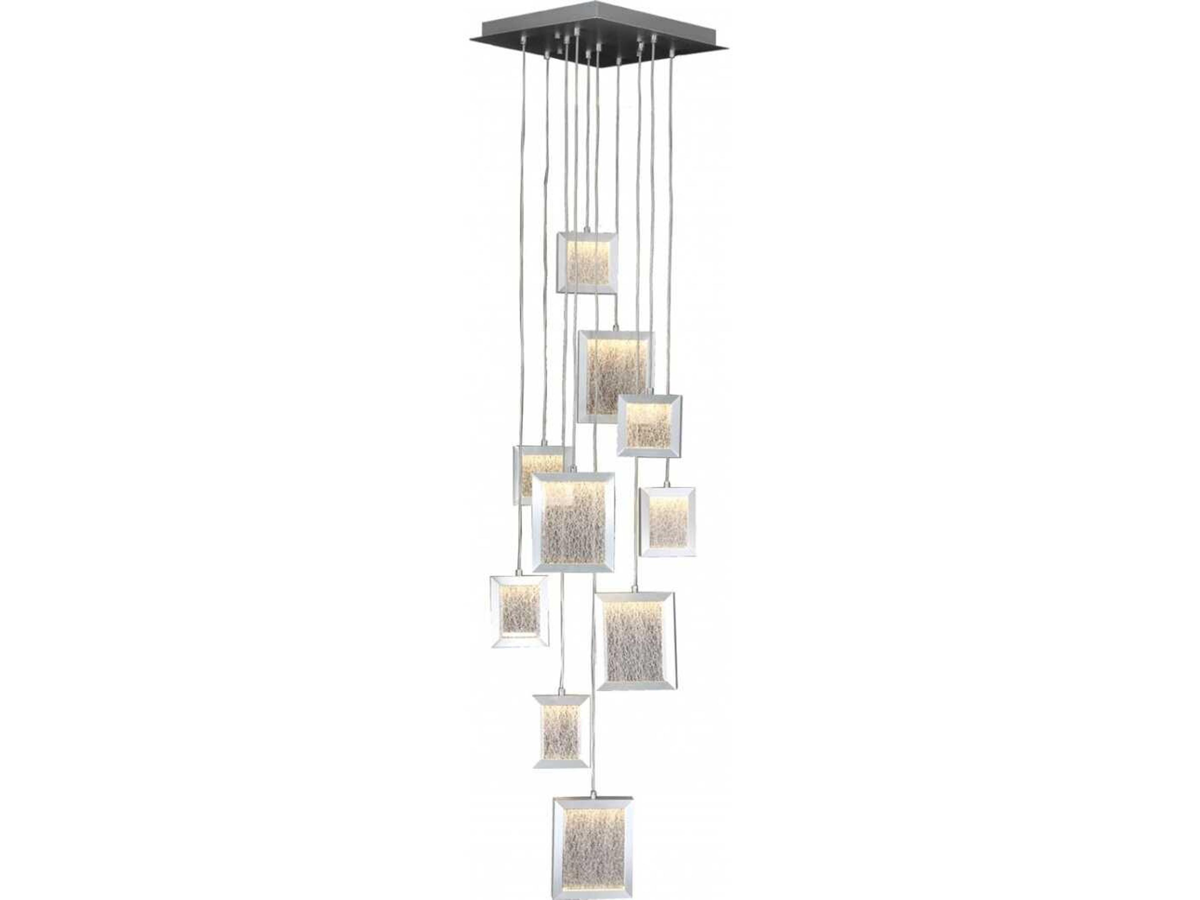 Avenue Lighting Brentwood Brushed Aluminum Silver Pendant