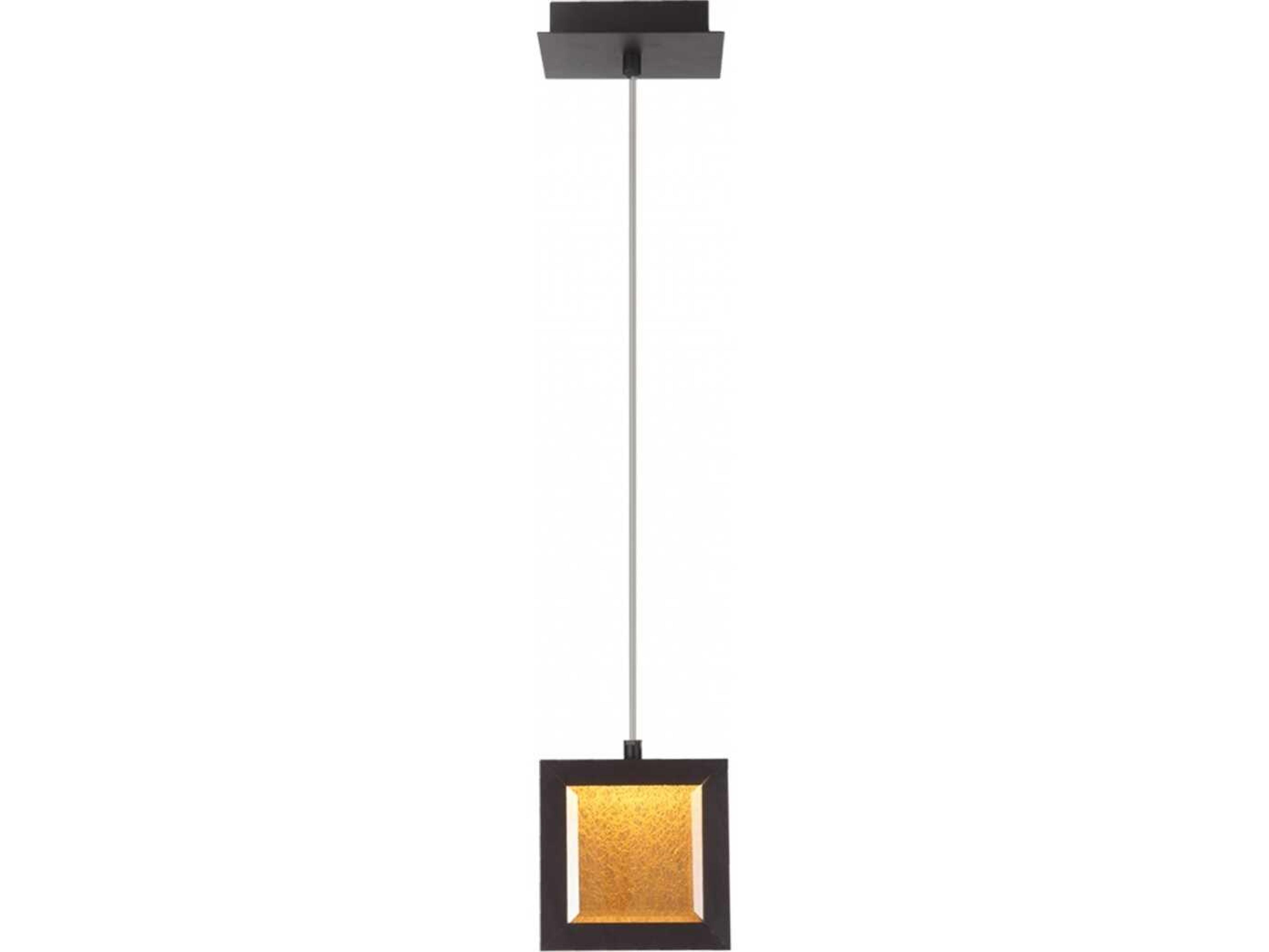 Brentwood Collection LED Pendant in Dark Bronze