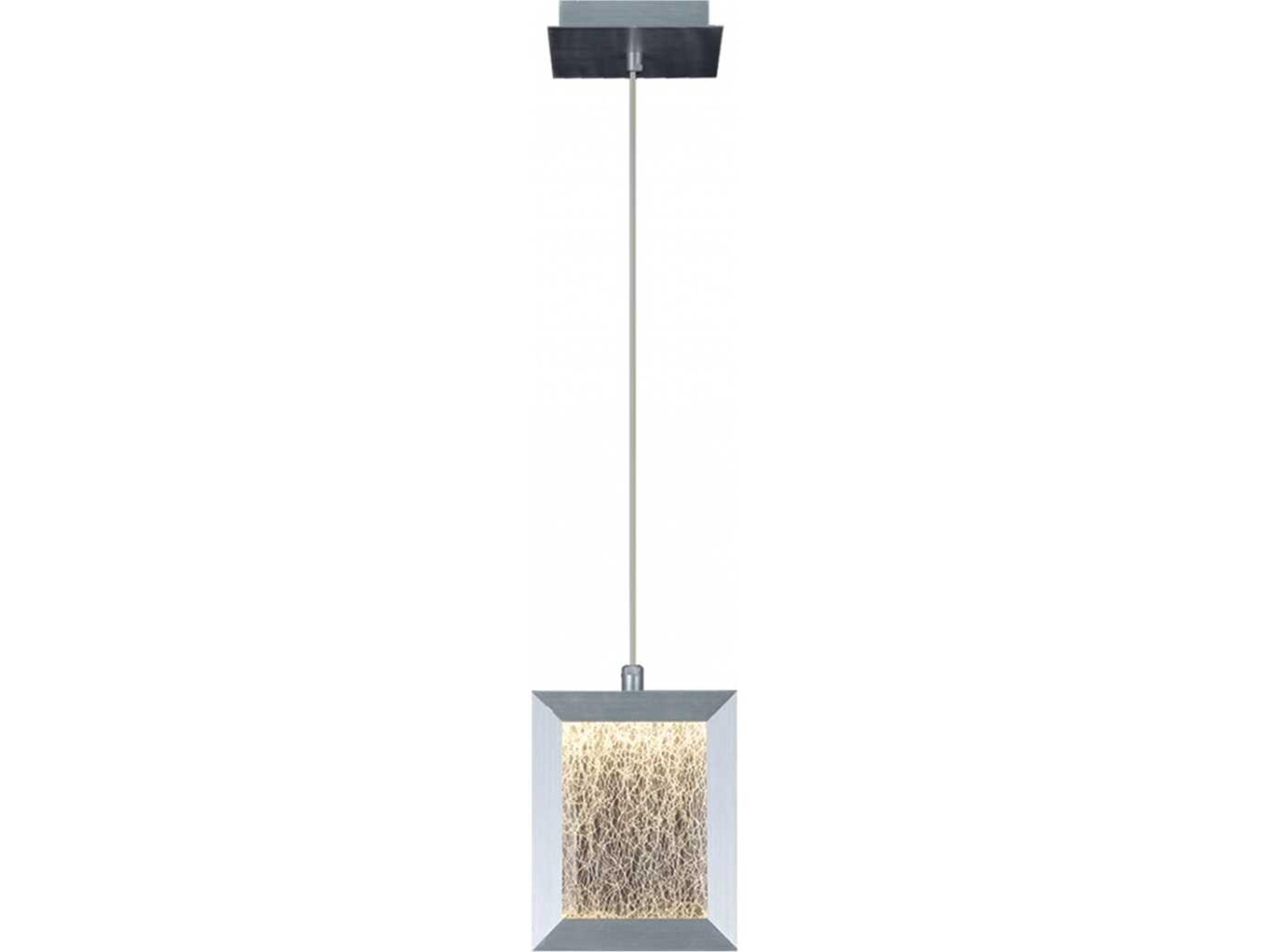 Brentwood Mini Pendant Light In Brushed Aluminum