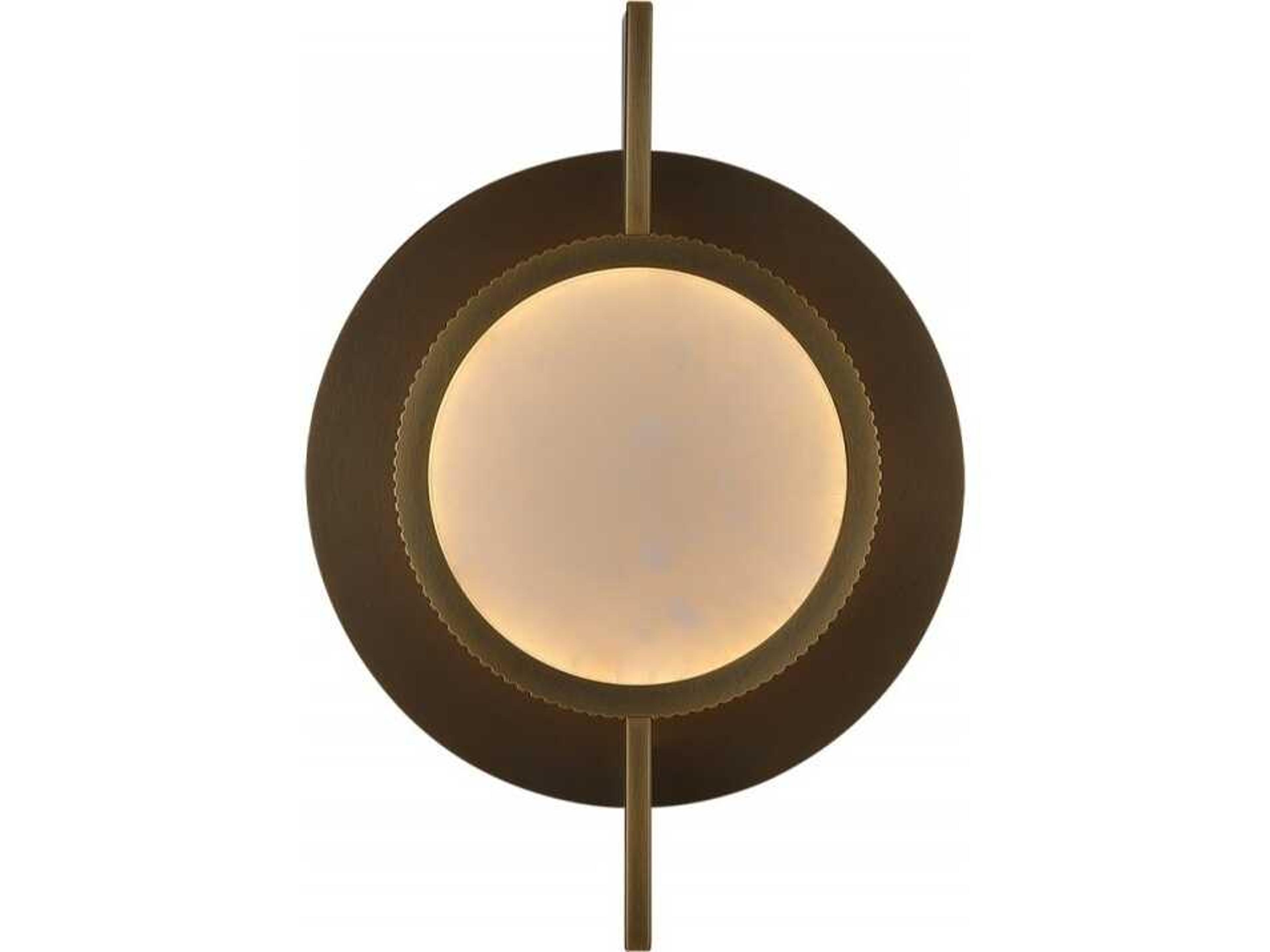 Avenue Lighting Mayfair 1-Light Aged Brass Wall Sconce