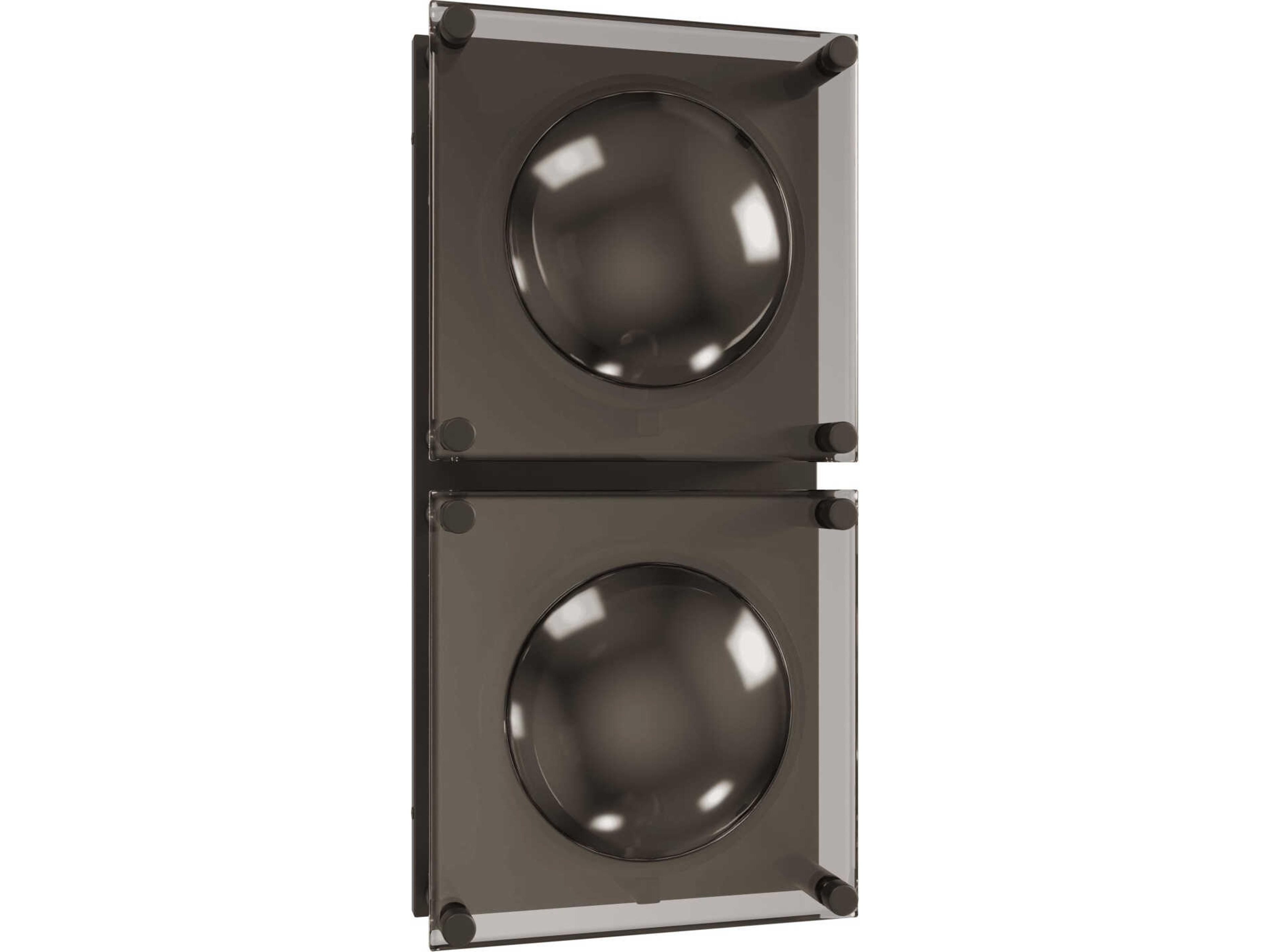 Peninsula Two Light Wall Sconce in Matte Black