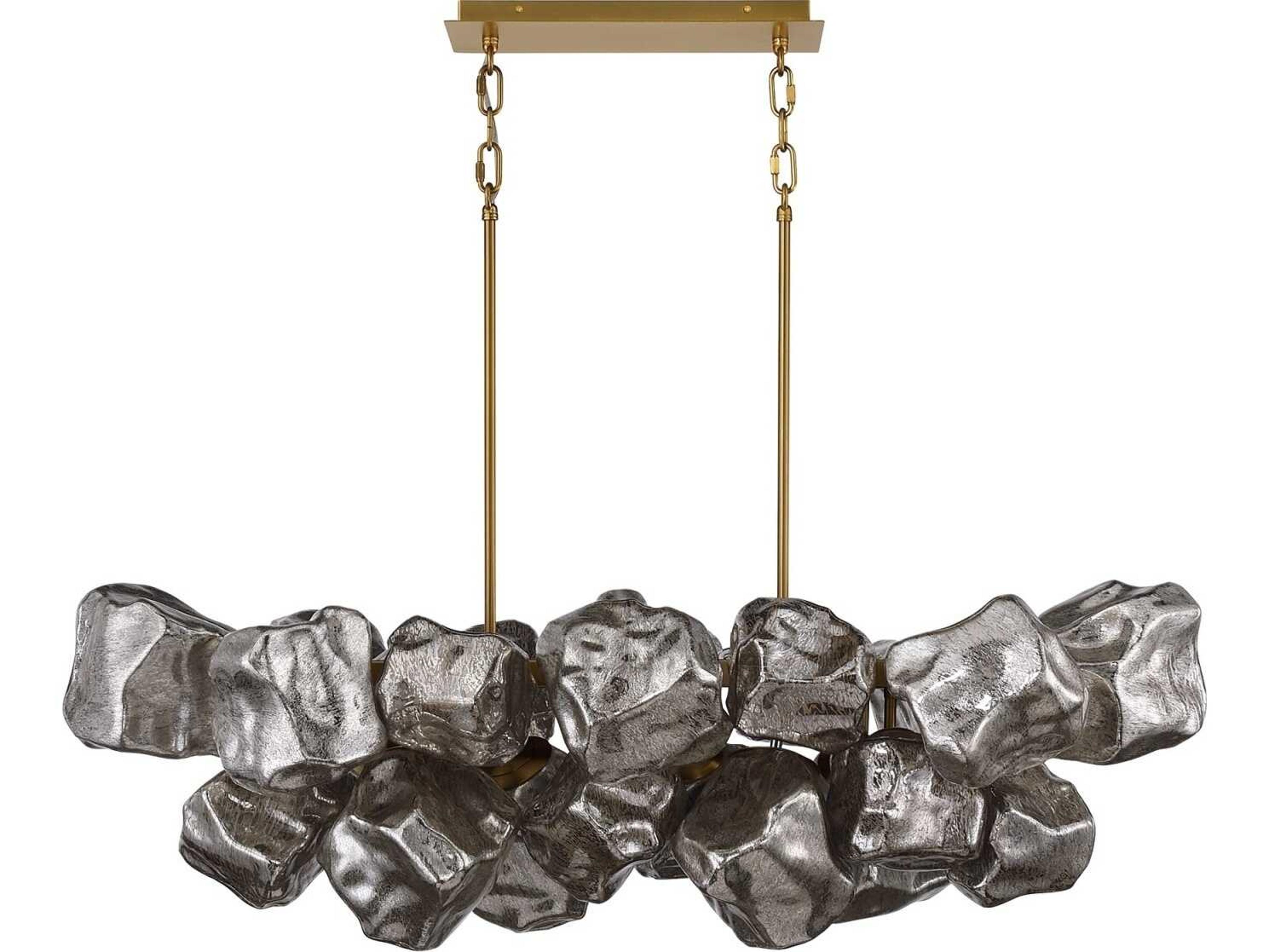 Rockefeller Multi-Light Chandelier in Aged Brass